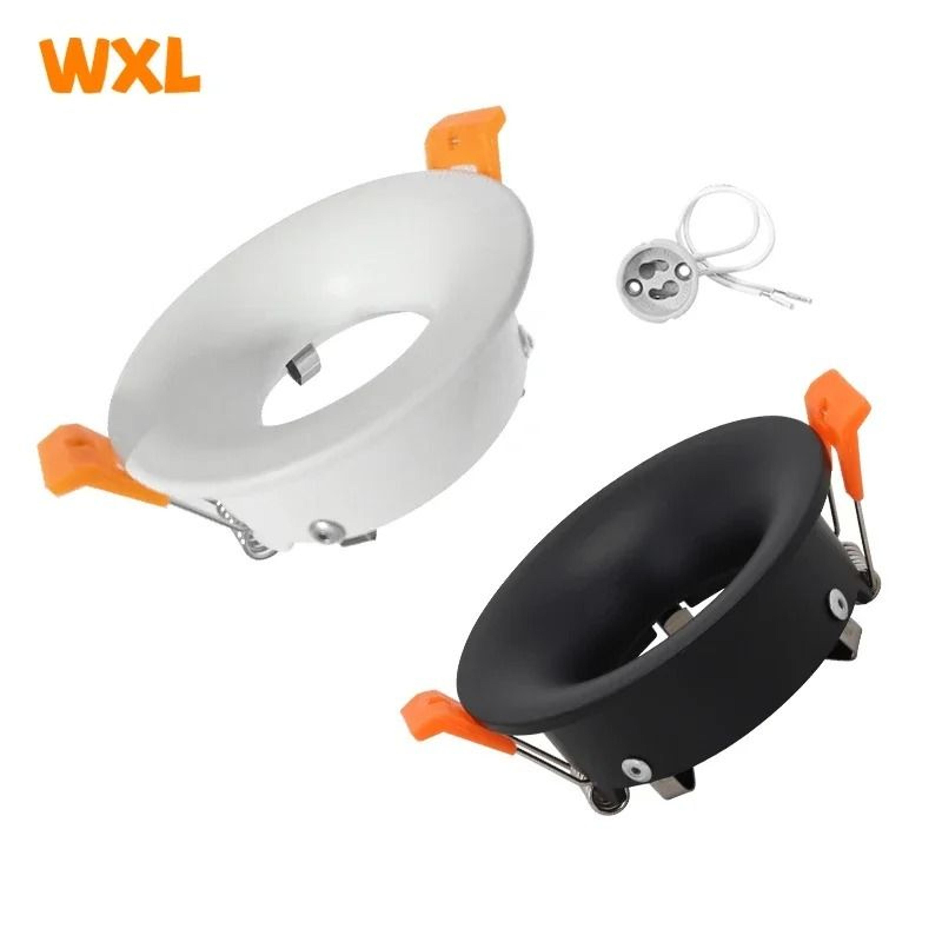 anti-glare recessed gu10 mr16 spotlight frame – aluminum embedded ceiling downlight