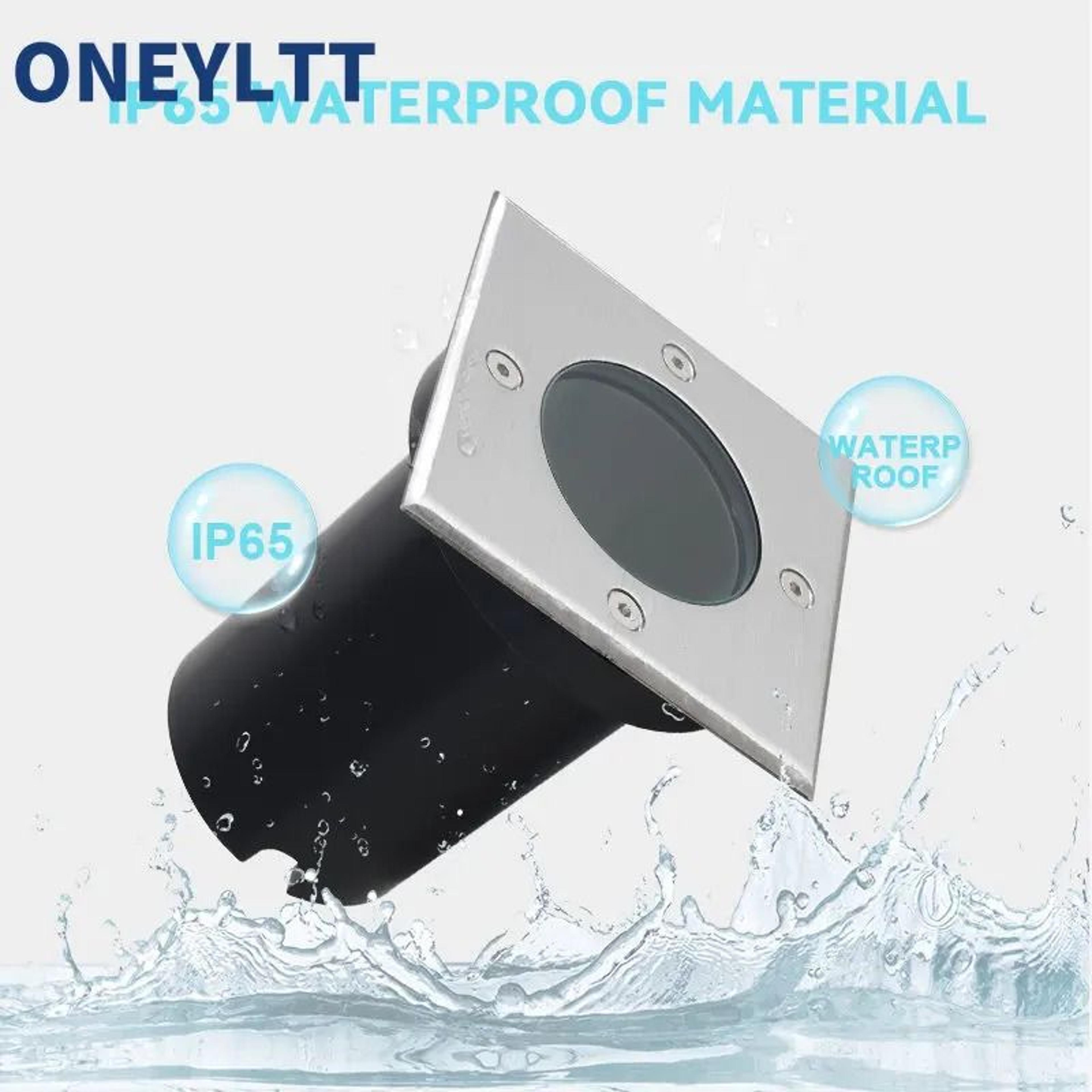 Waterproof Outdoor GU10 MR16 InGround Well Light  Stainless Steel Buried Spot Fixture 4
