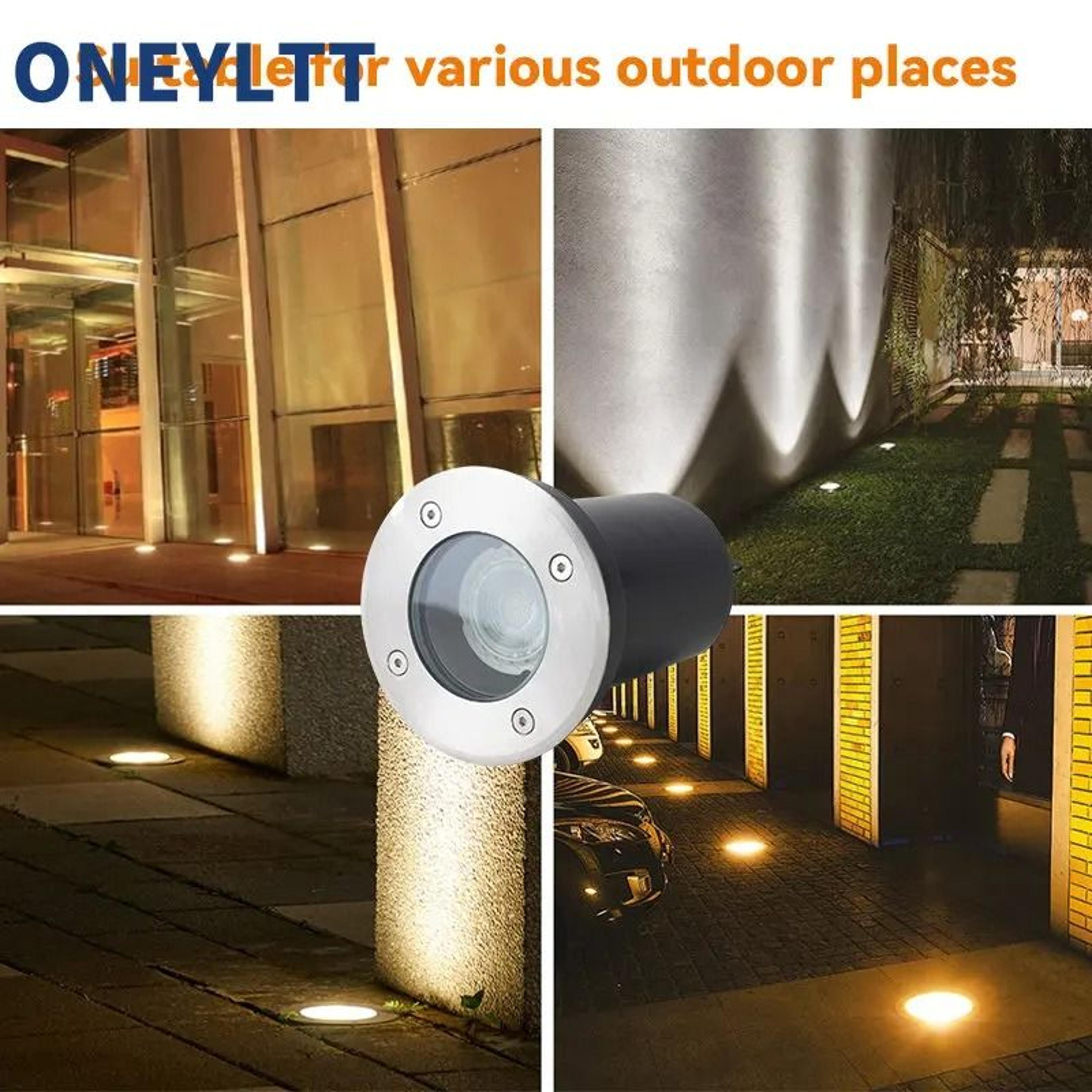 Waterproof Outdoor GU10 MR16 InGround Well Light  Stainless Steel Buried Spot Fixture 5