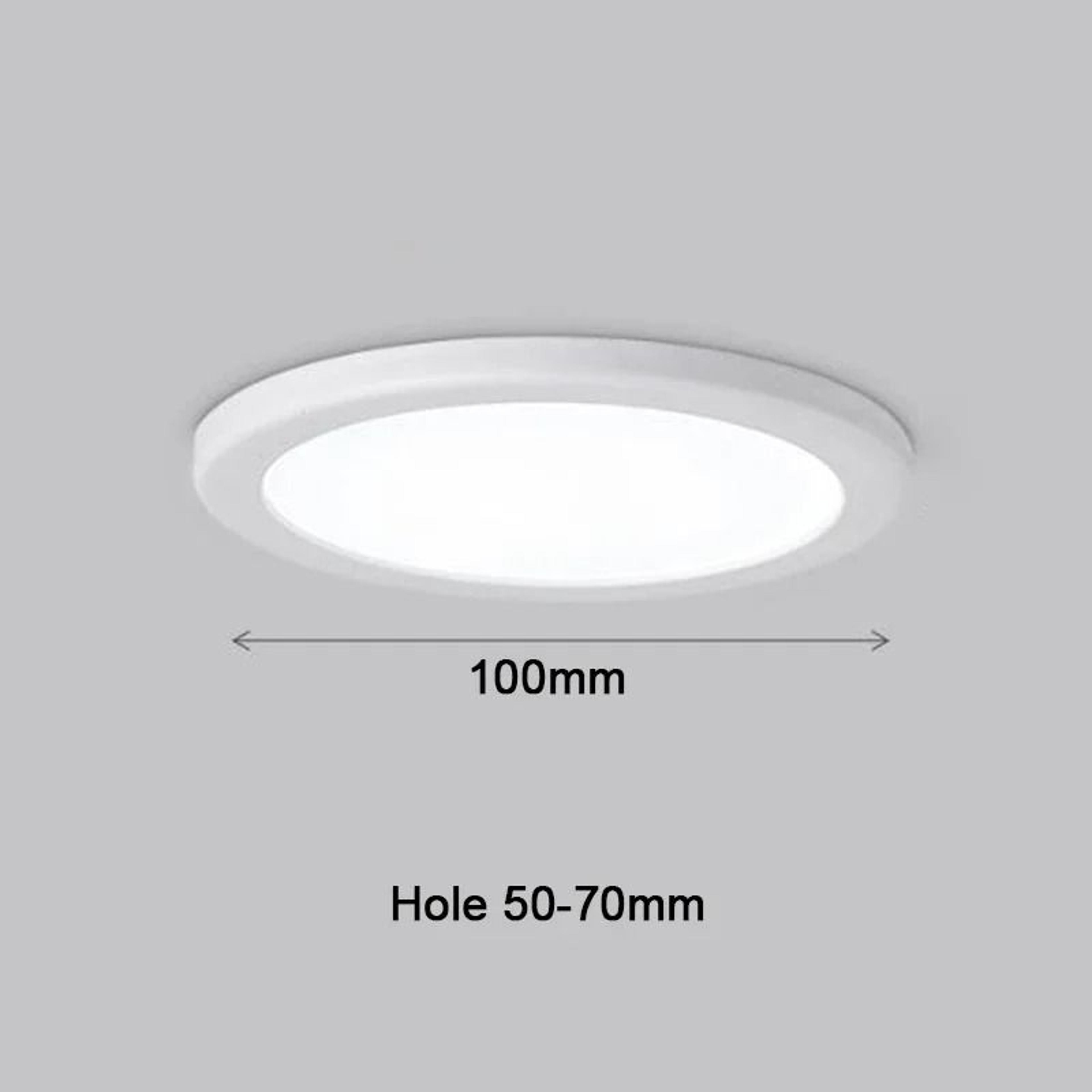 UltraThin Adjustable LED Ceiling Panel Downlight  Fit 50mm200mm Cutout Holes 9