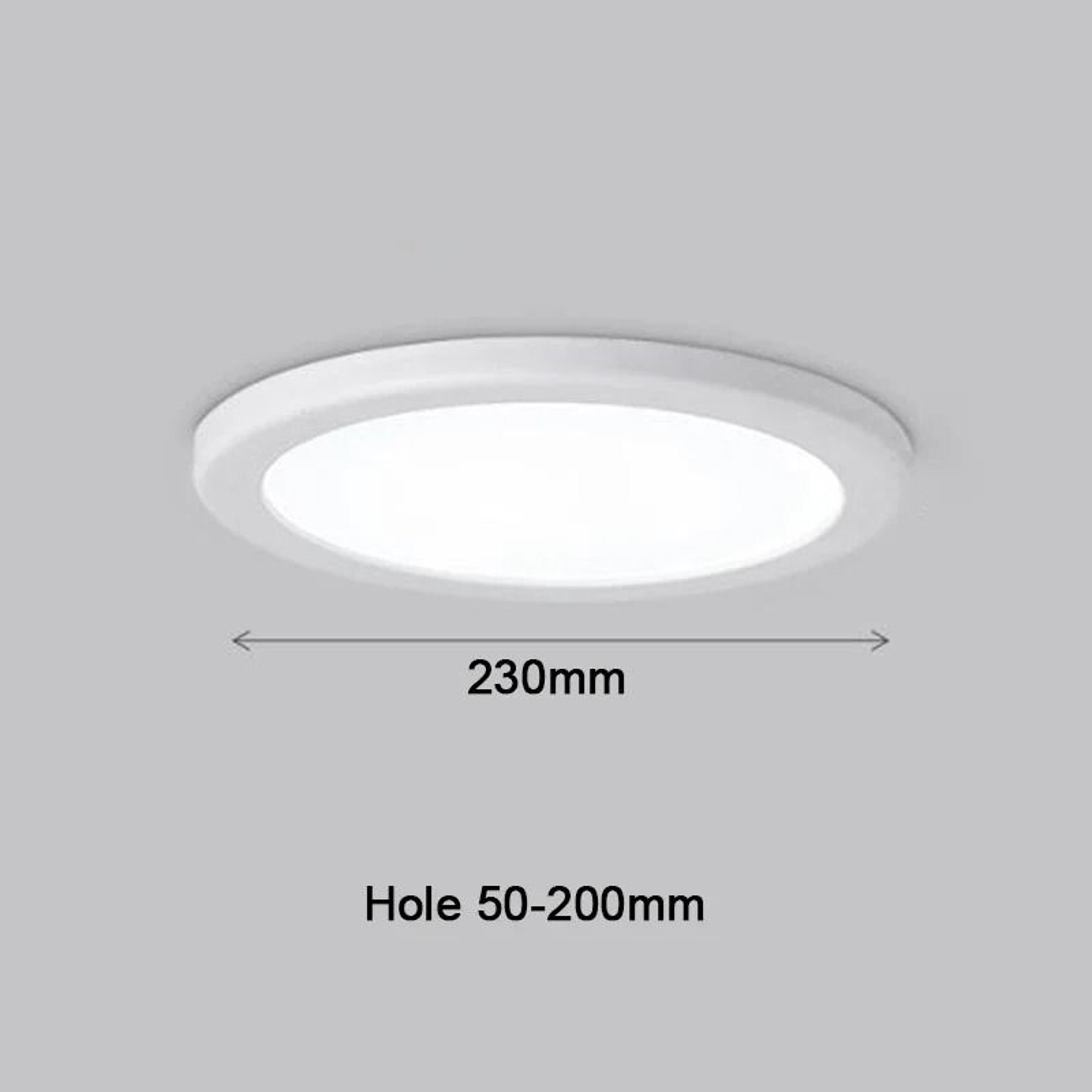 UltraThin Adjustable LED Ceiling Panel Downlight  Fit 50mm200mm Cutout Holes 7