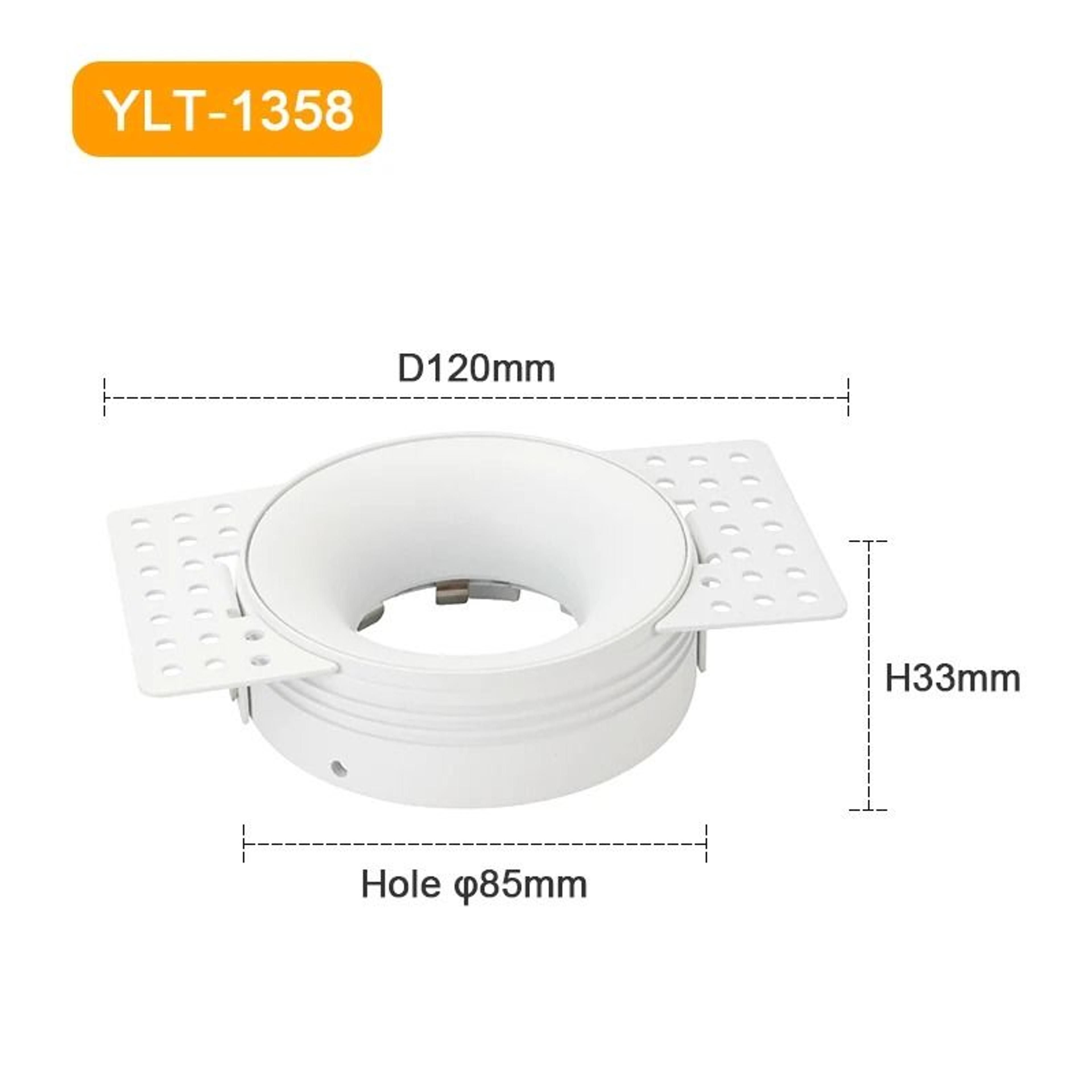 Frameless Recessed GU10 MR16 Downlight Fitting  Adjustable Borderless Round Ceiling Spotlight Frame 7