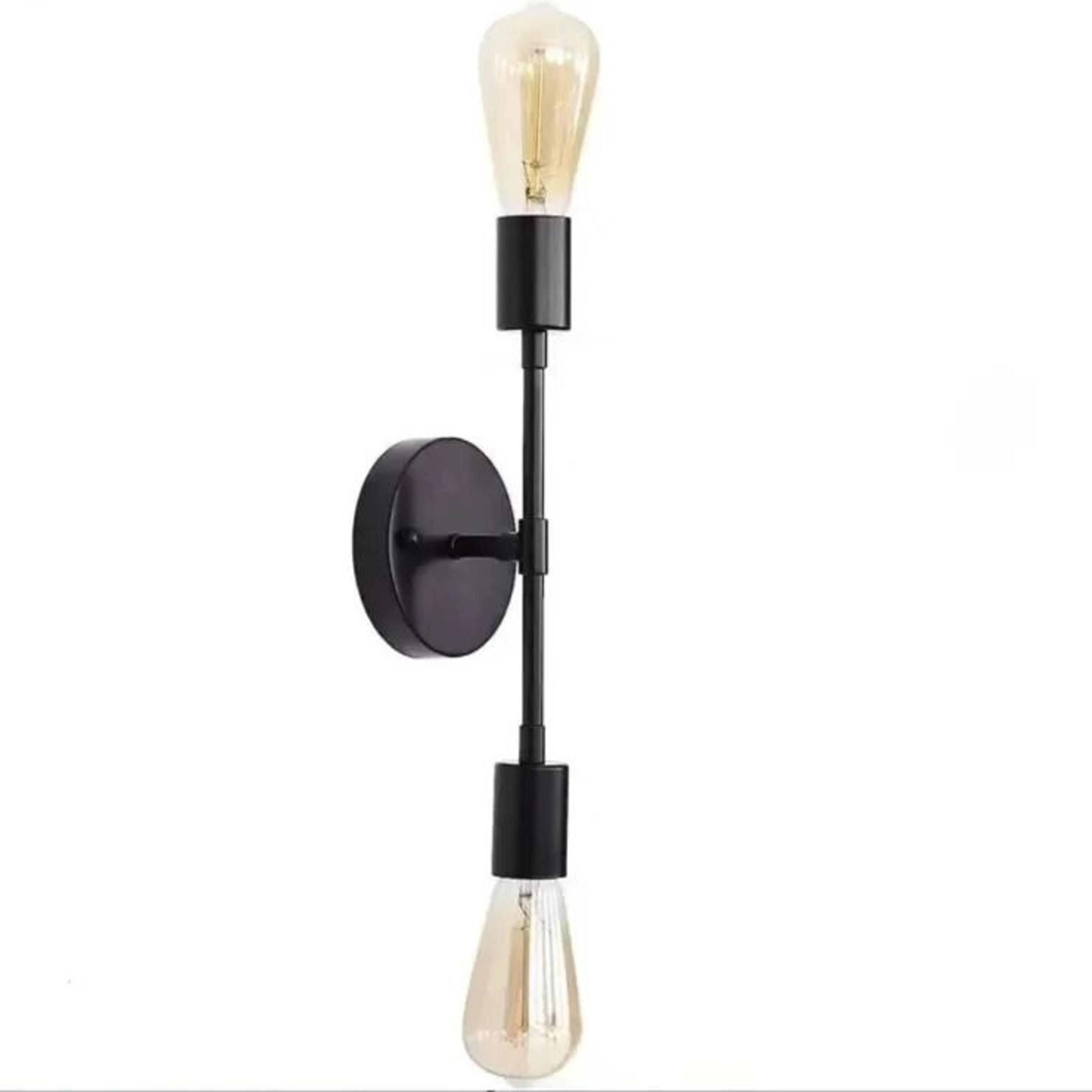 Modern Golden DualHead Wall Sconce  Minimalist E27 Double Light Fixture For Bedroom  Corridor 7