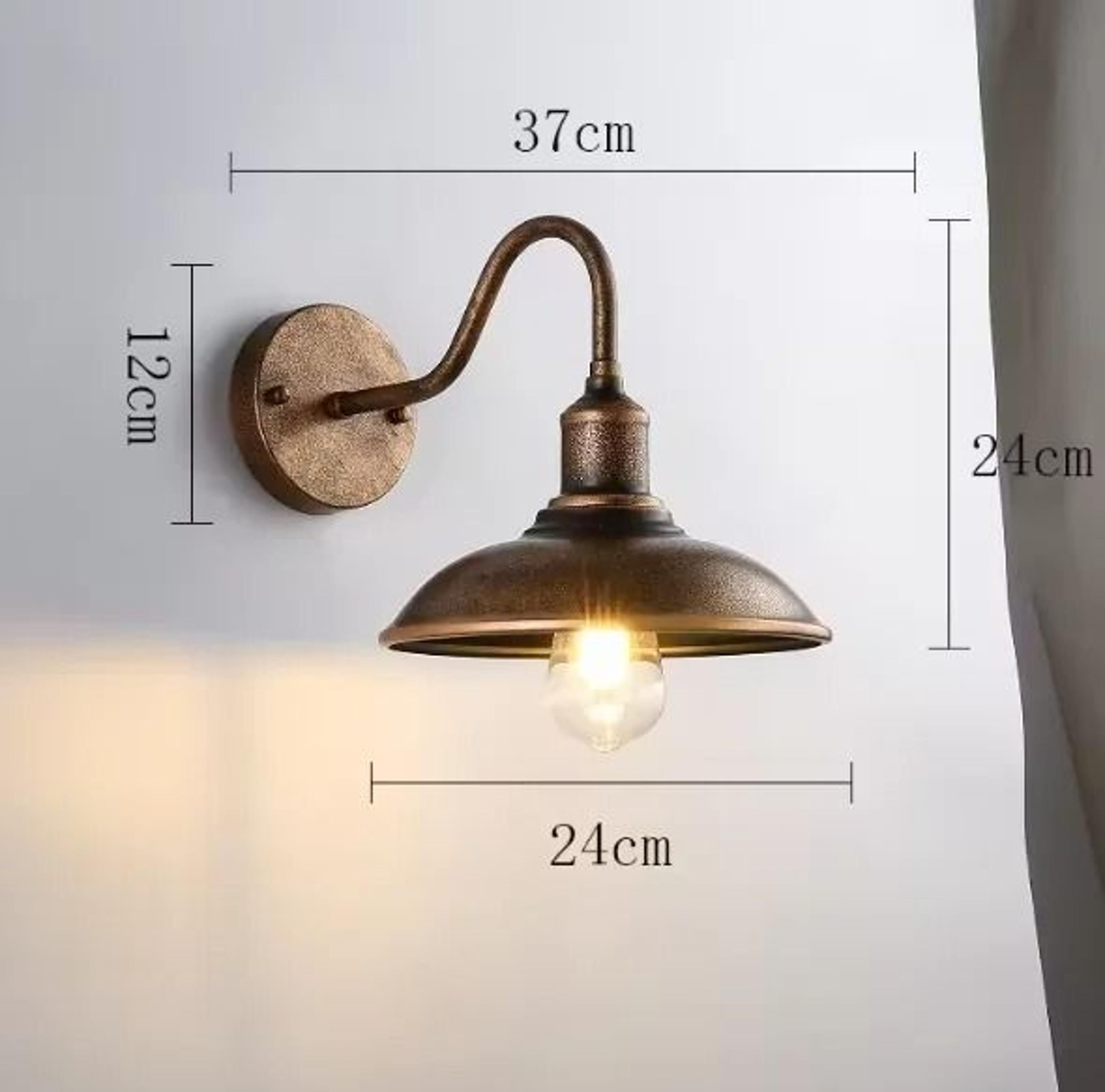 Retro Industrial Black Outdoor Wall Sconce  Waterproof Gooseneck Barn Light For Porch Garage  Patio 4