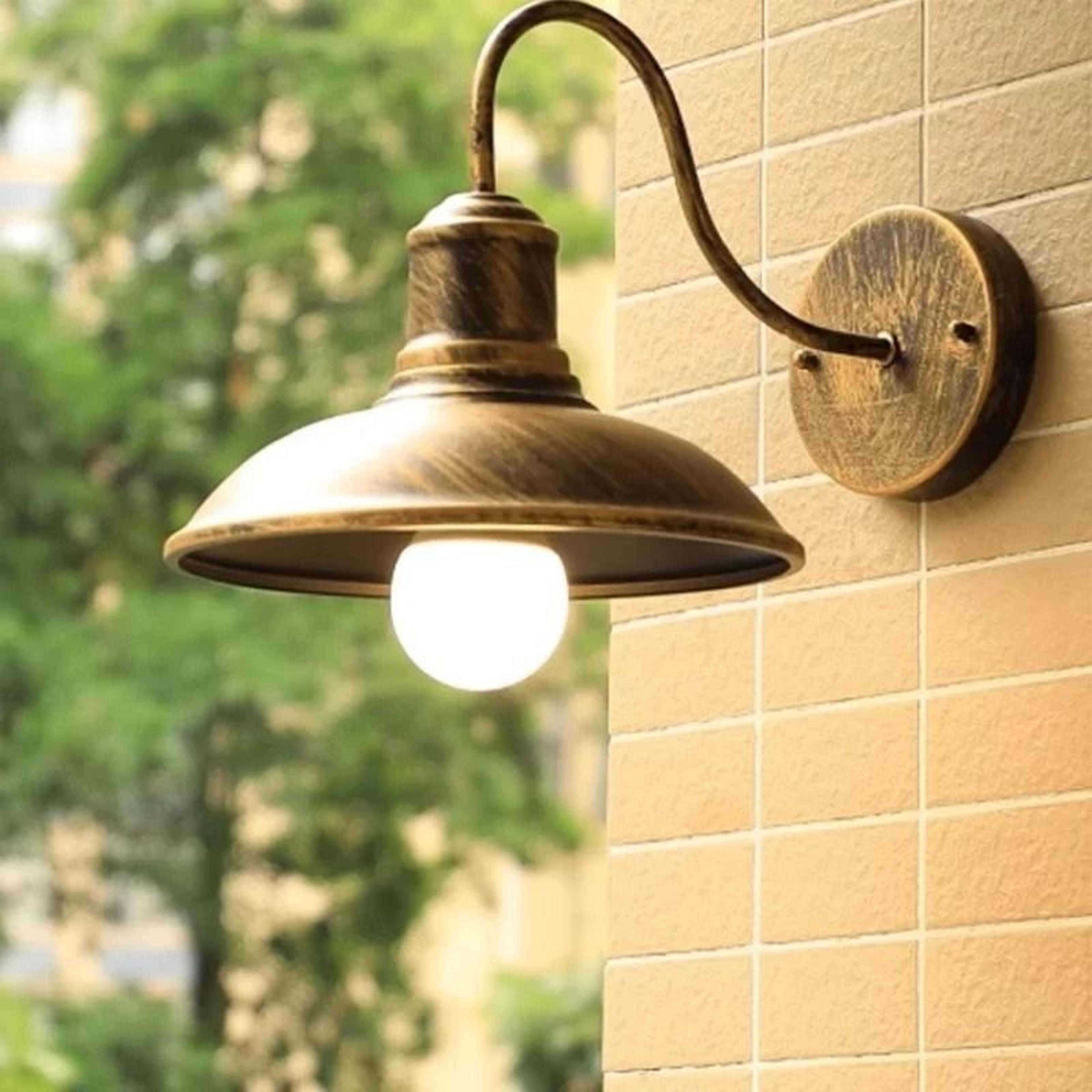 Retro Industrial Black Outdoor Wall Sconce  Waterproof Gooseneck Barn Light For Porch Garage  Patio 1