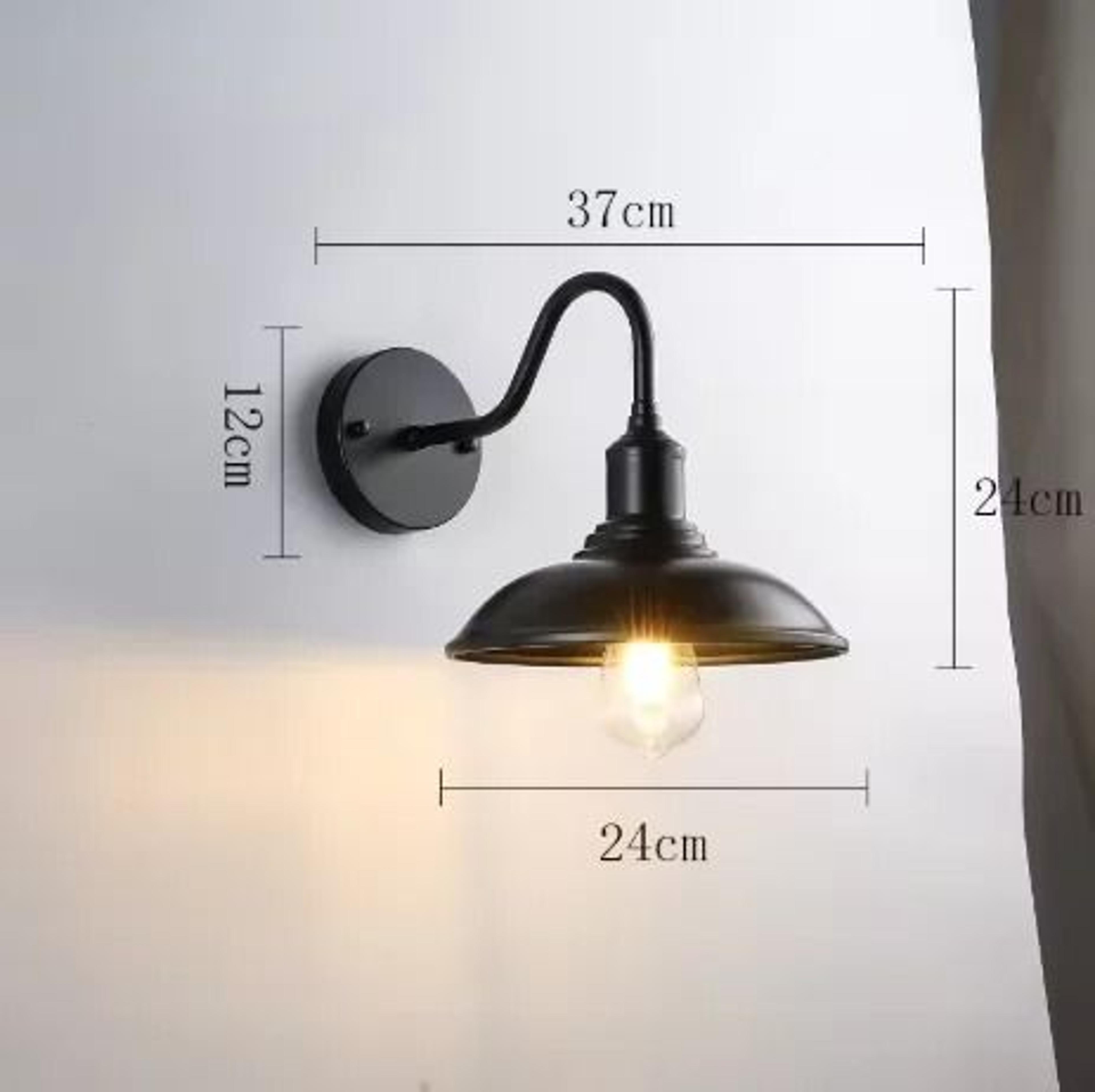 Retro Industrial Black Outdoor Wall Sconce  Waterproof Gooseneck Barn Light For Porch Garage  Patio 7