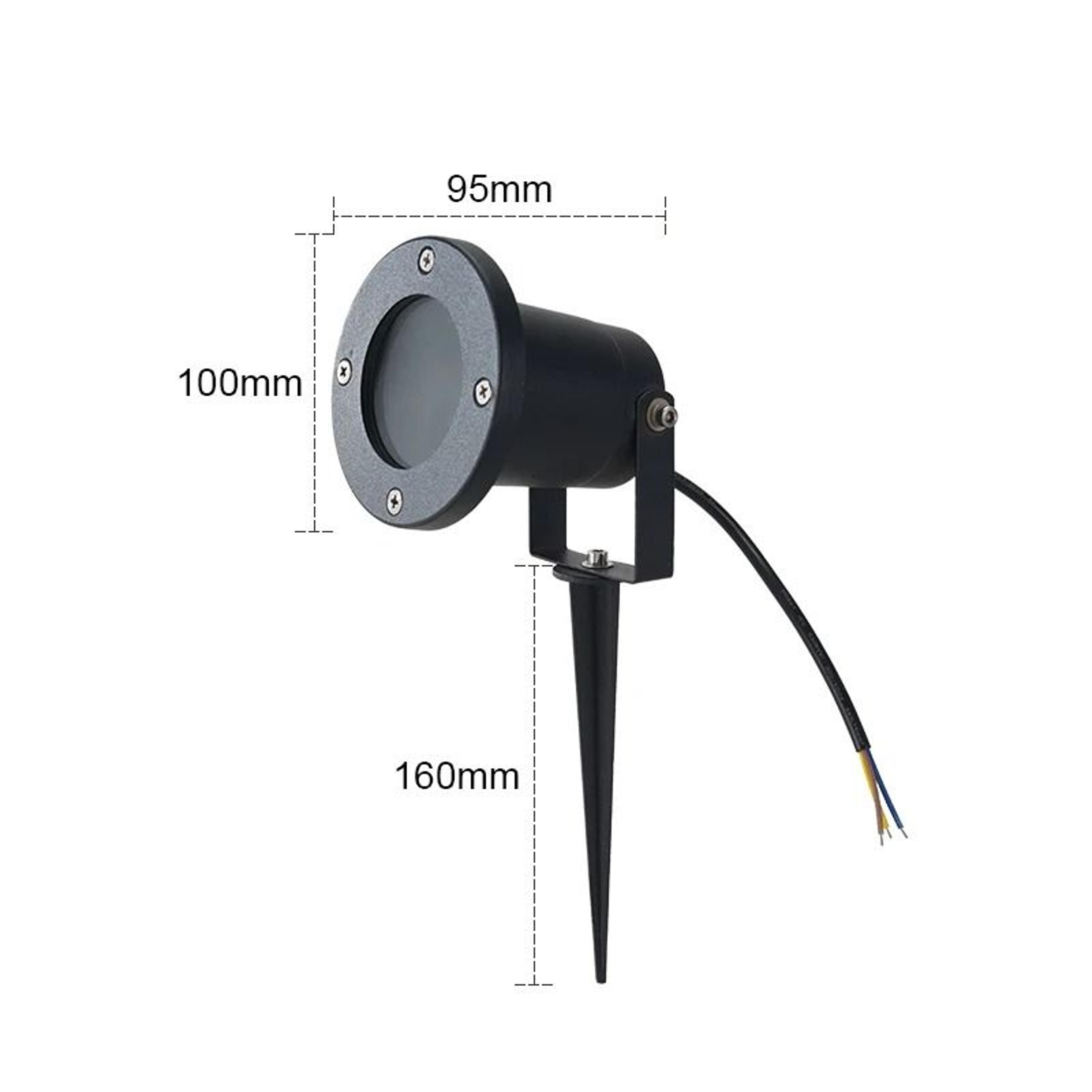 Outdoor Waterproof Garden Lawn Spike Light  GU10 MR16 Landscape Spotlight For Path Tree  Yard Uplig 7