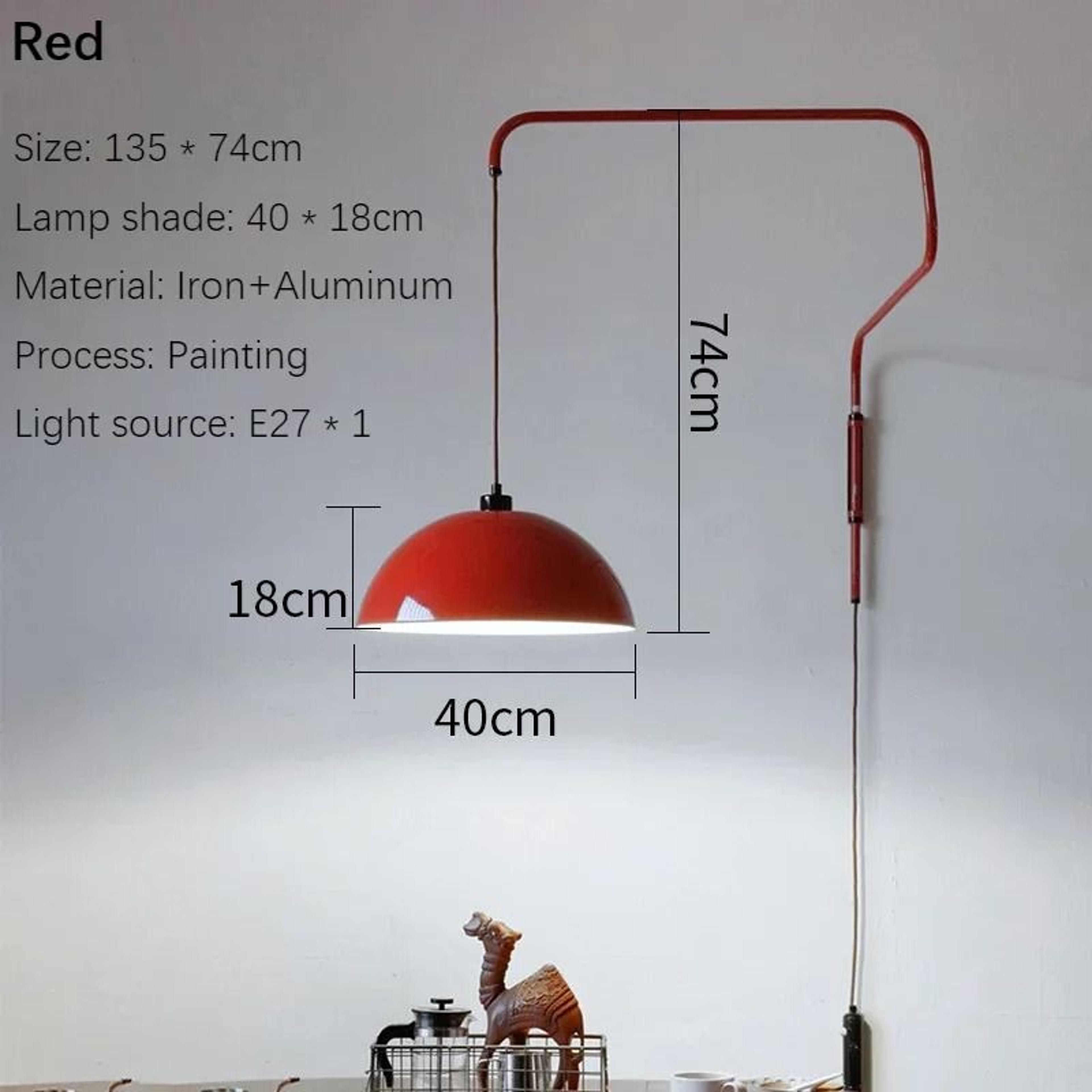 Nordic Rotatable LongArm LED Wall Lamp  Articulated PlugIn Sconce For Dining Room  Parlor 7