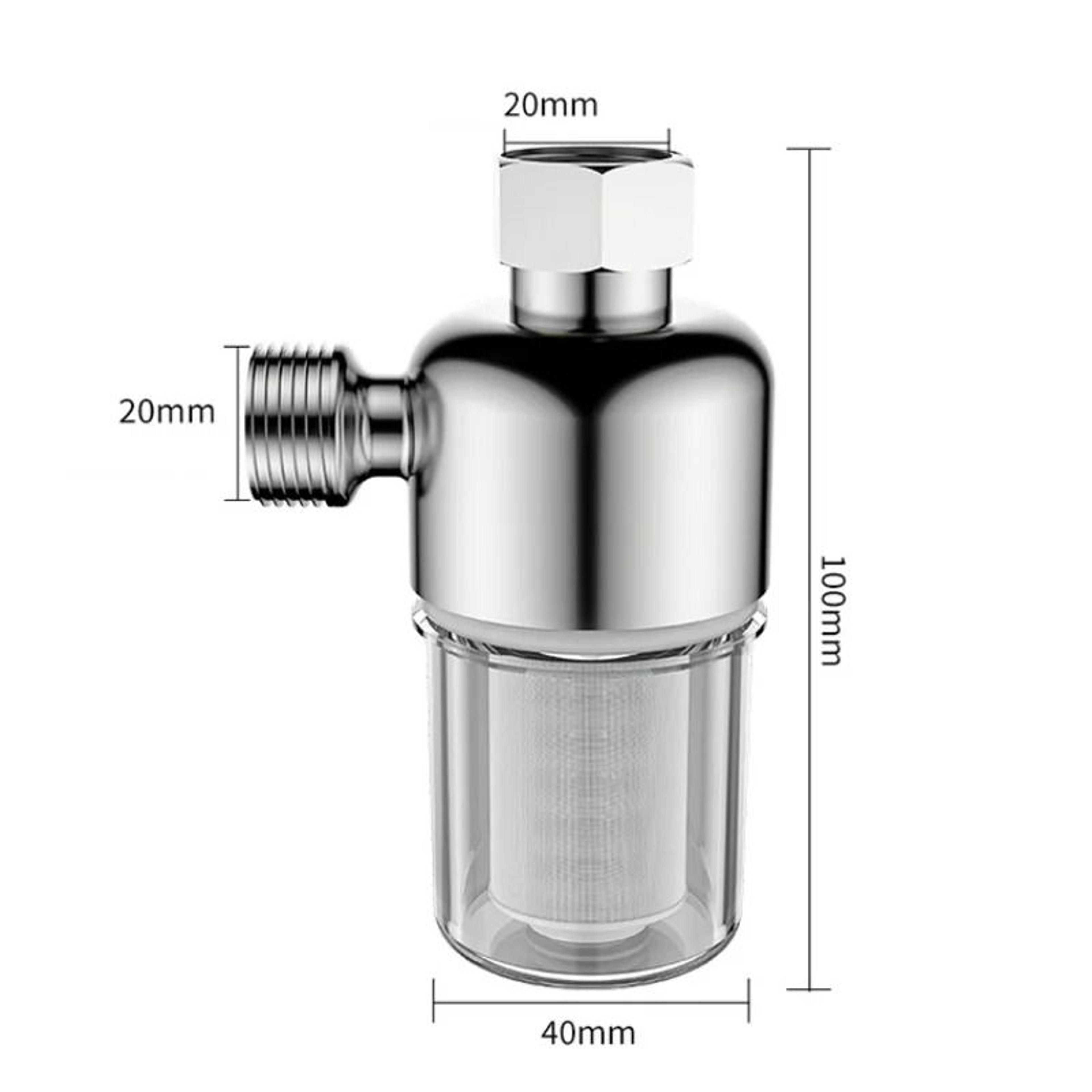 Reusable Stainless Steel SpinDown Sediment Water Filter  PreFilter For Water Heater Washing Machine 4