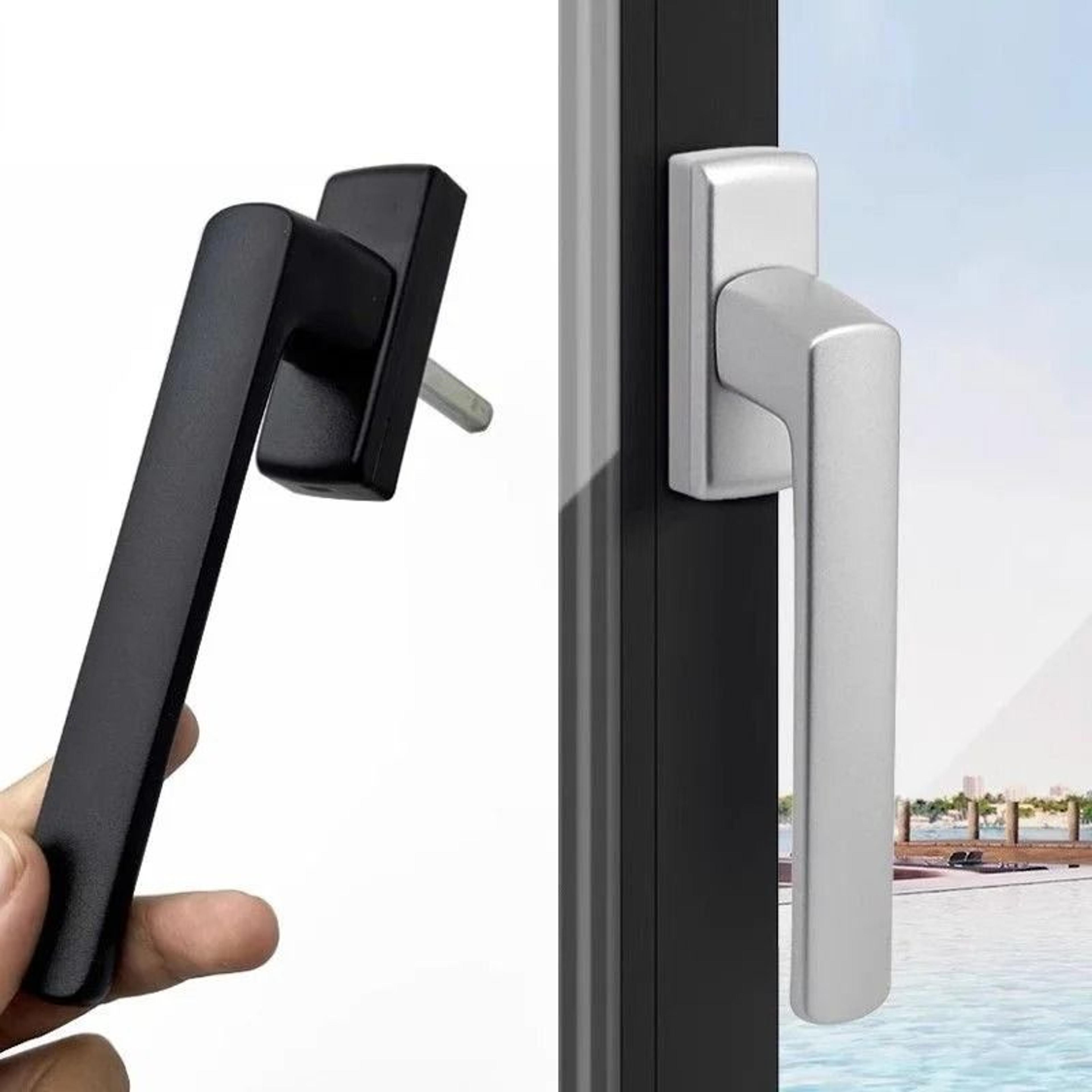 Universal Aluminum Alloy Casement Window Handle  Reversible InwardOpening Mechanical Locking Latch 1