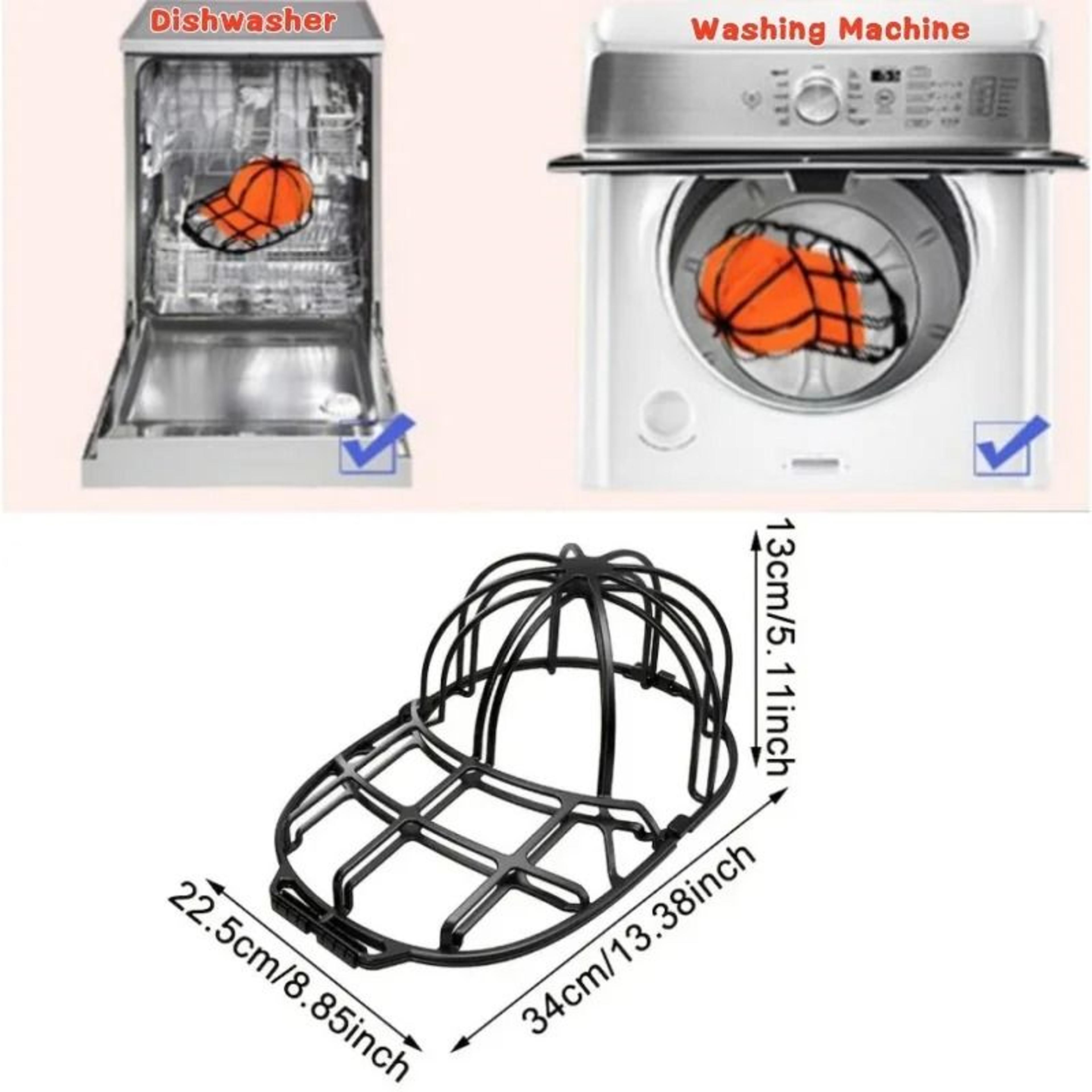 3Pack Baseball Cap Washer Frame  Hat Cleaner Cage  AntiDeformation Washing Protector Rack 1