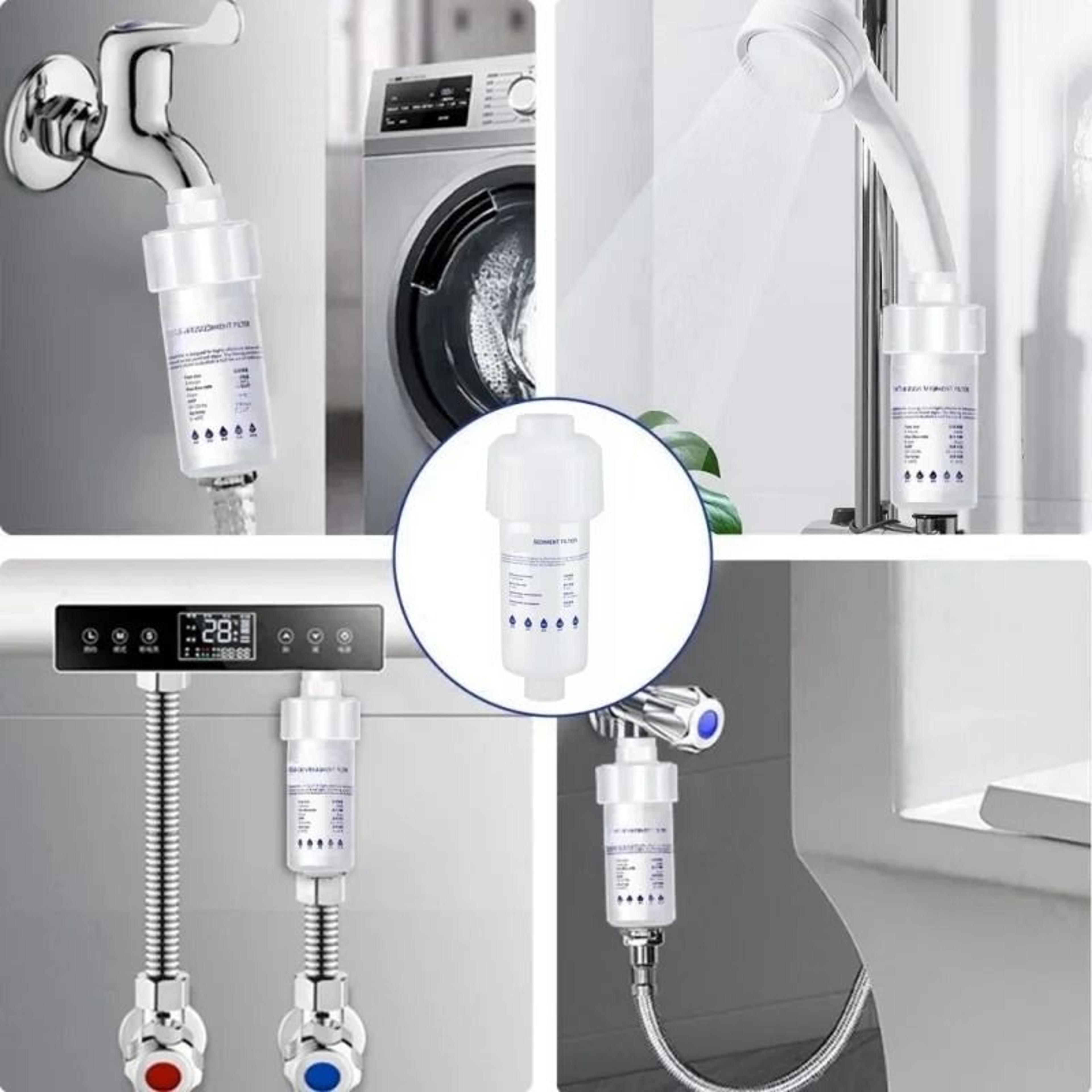 5Inch InLine Water PreFilter Unit  HighFlow Sediment Purifier For Washing Machines Showers  Heaters 1