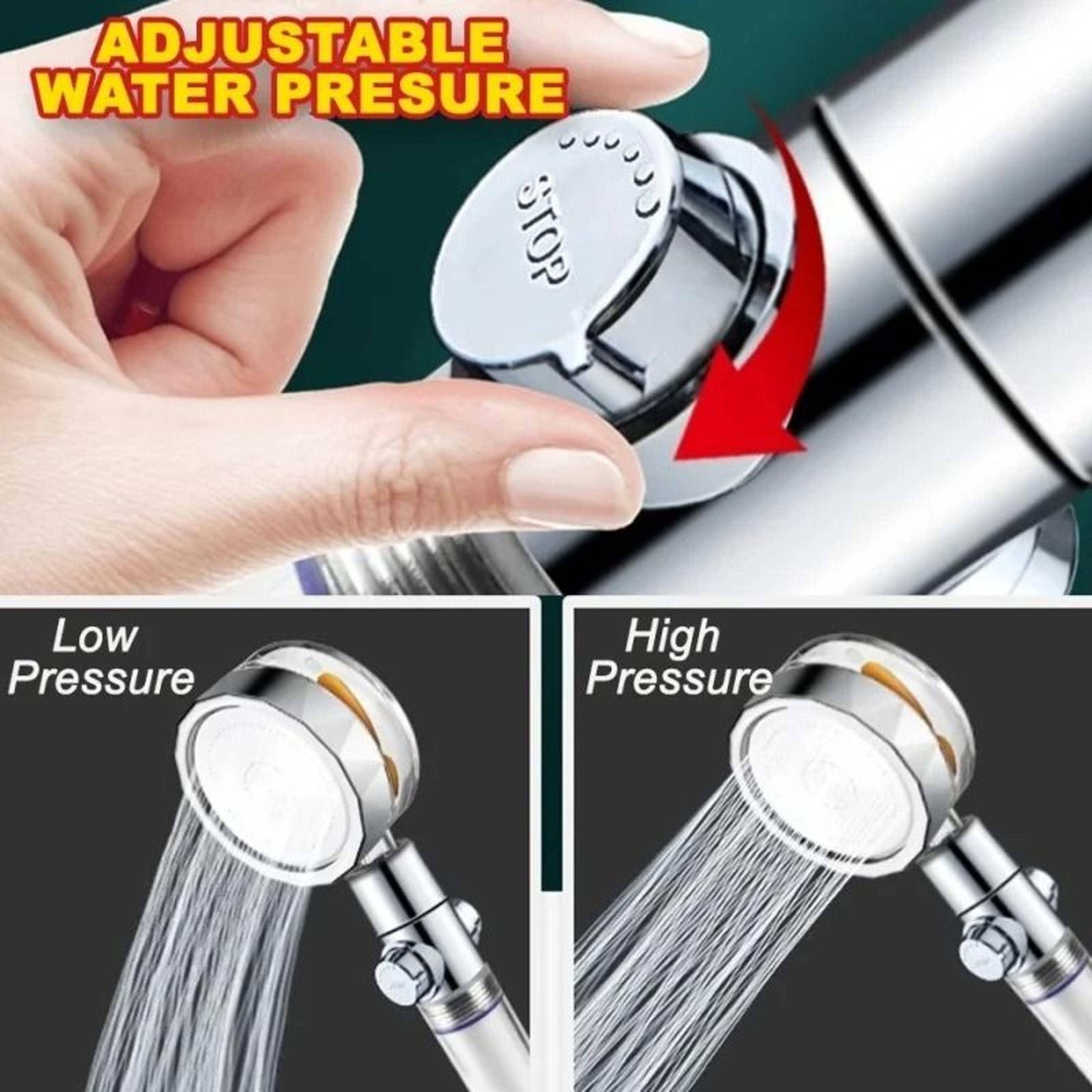 HighPressure WaterSaving Showerhead  OneKey Stop Pause Button  Massage Water Purifier 2