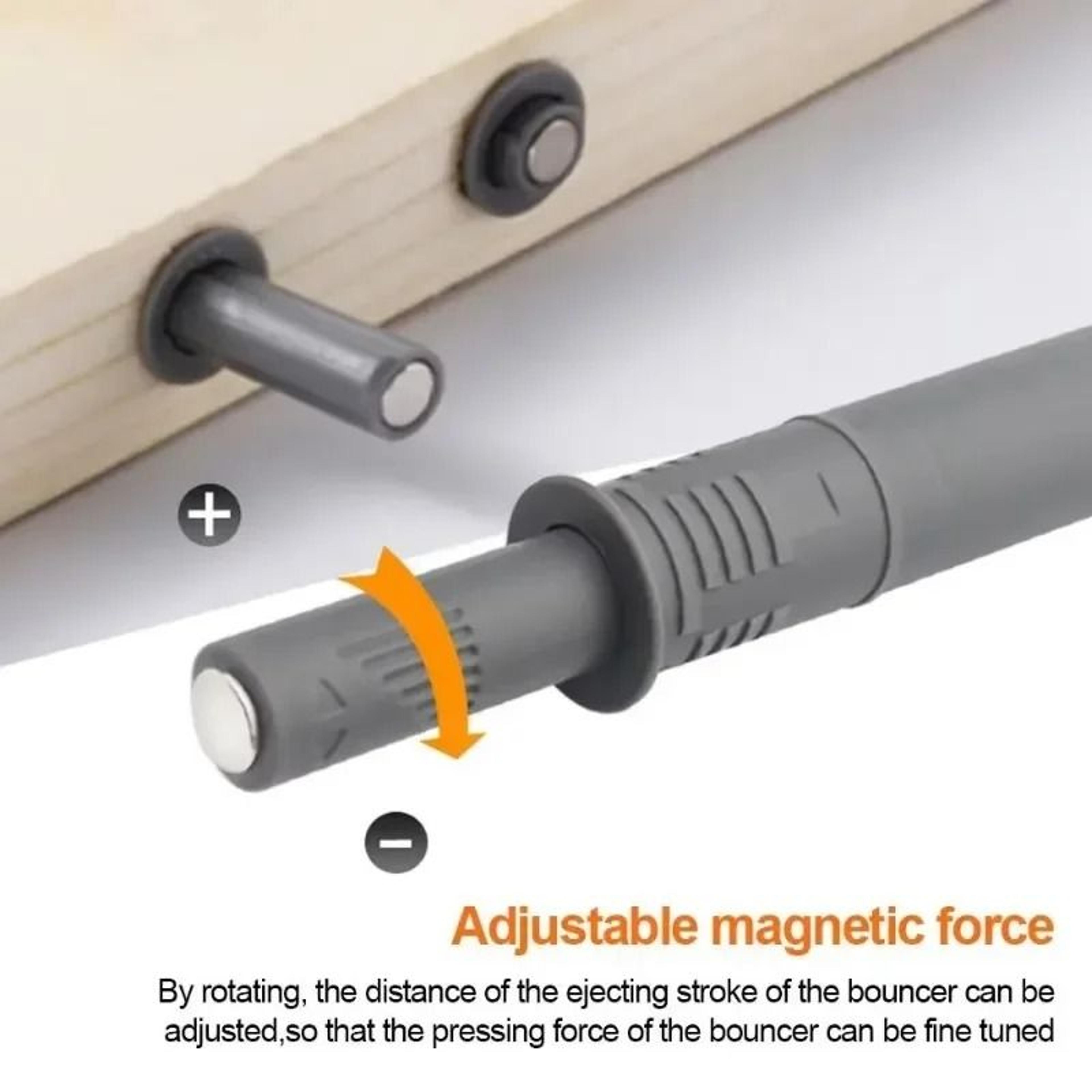 10Pack Rebounding Magnetic Touch Latch Set  HeavyDuty PushtoOpen Cabinet Catches  Door Closers 4