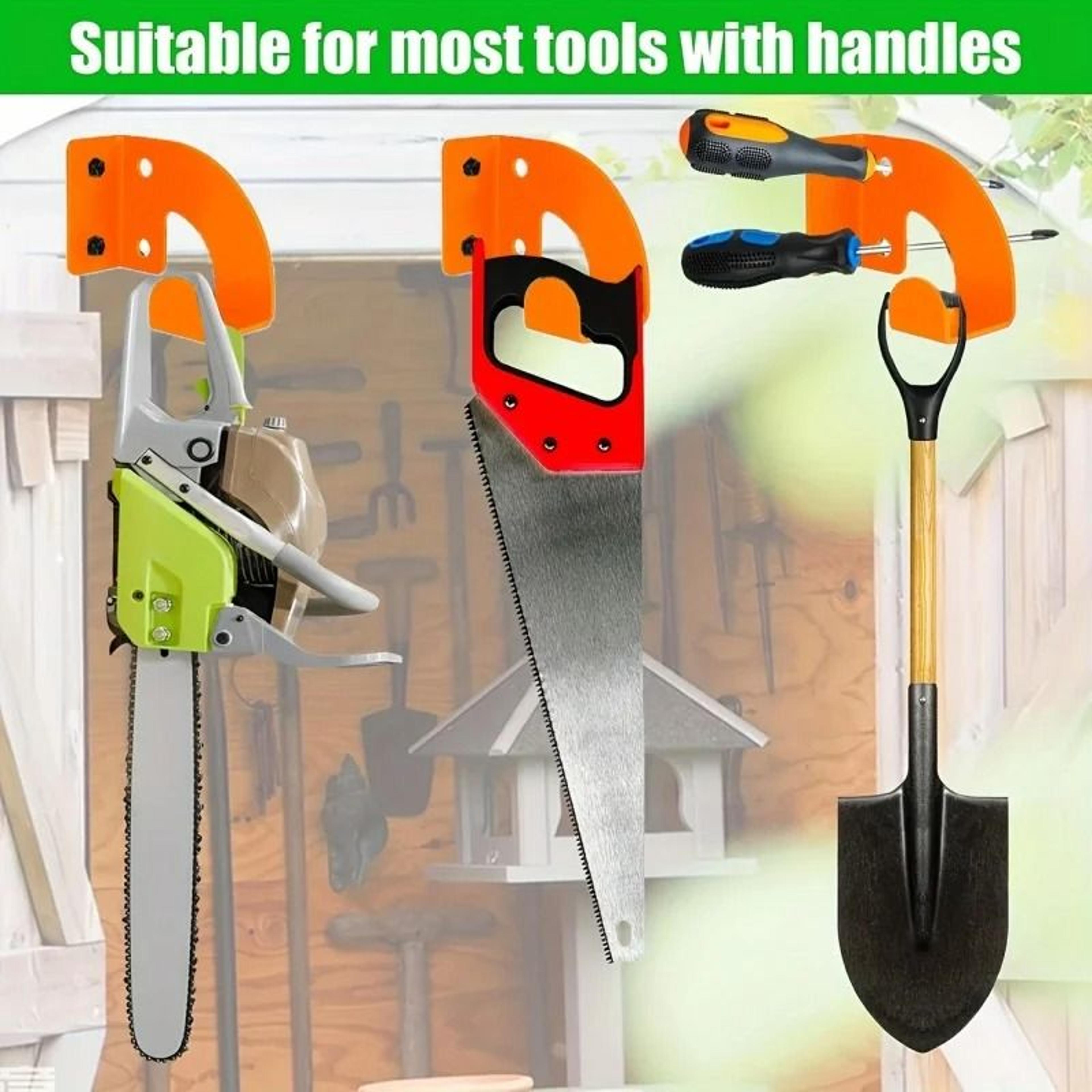 HeavyDuty WallMounted Tool Organizer Shelf  Floating Storage Rack For Garage  Garden Lawn Mowers  T 2
