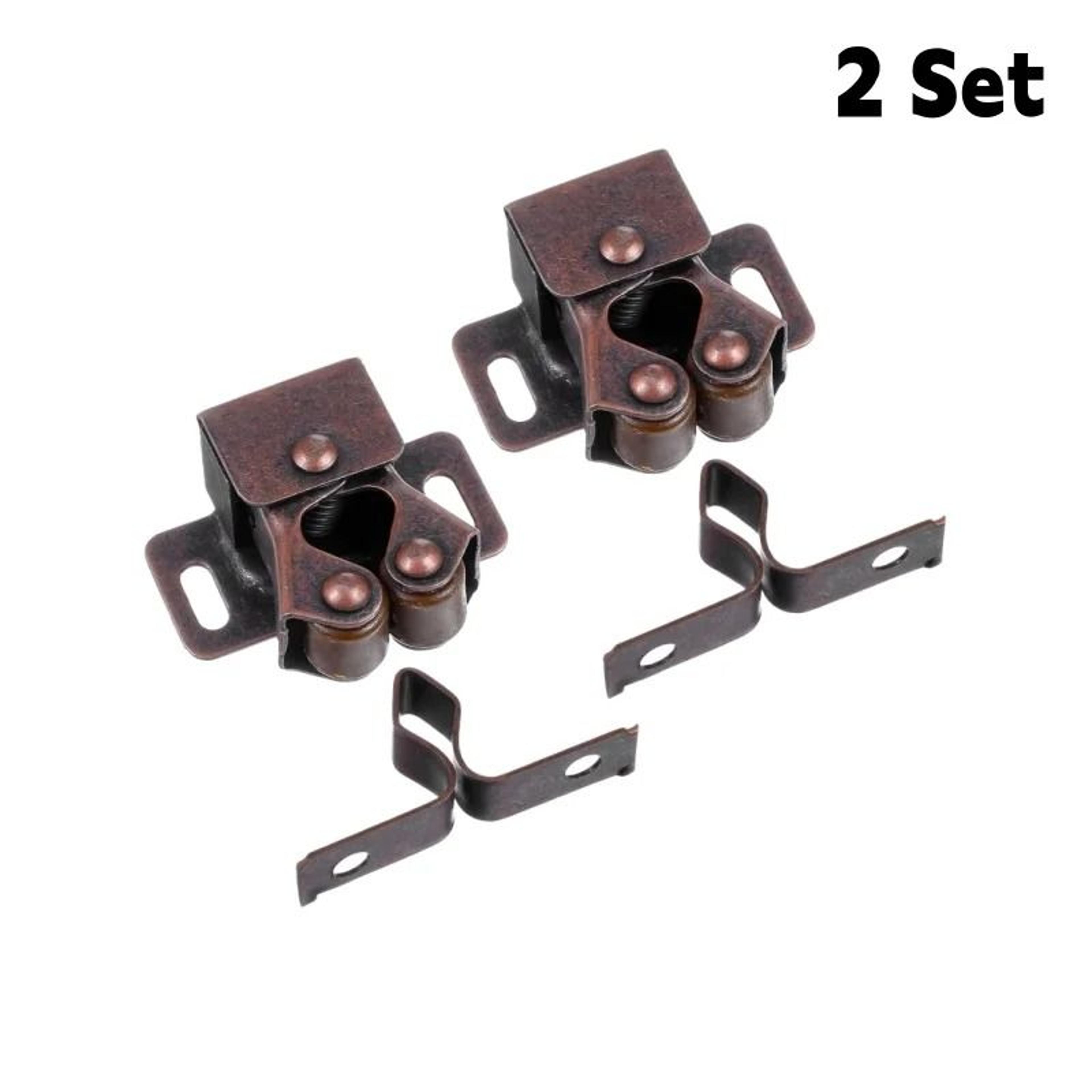 Double Roller Cabinet Catch Latches With Spear Strike  Press Lock Buckles For Wardrobe Cupboard  Cl 15