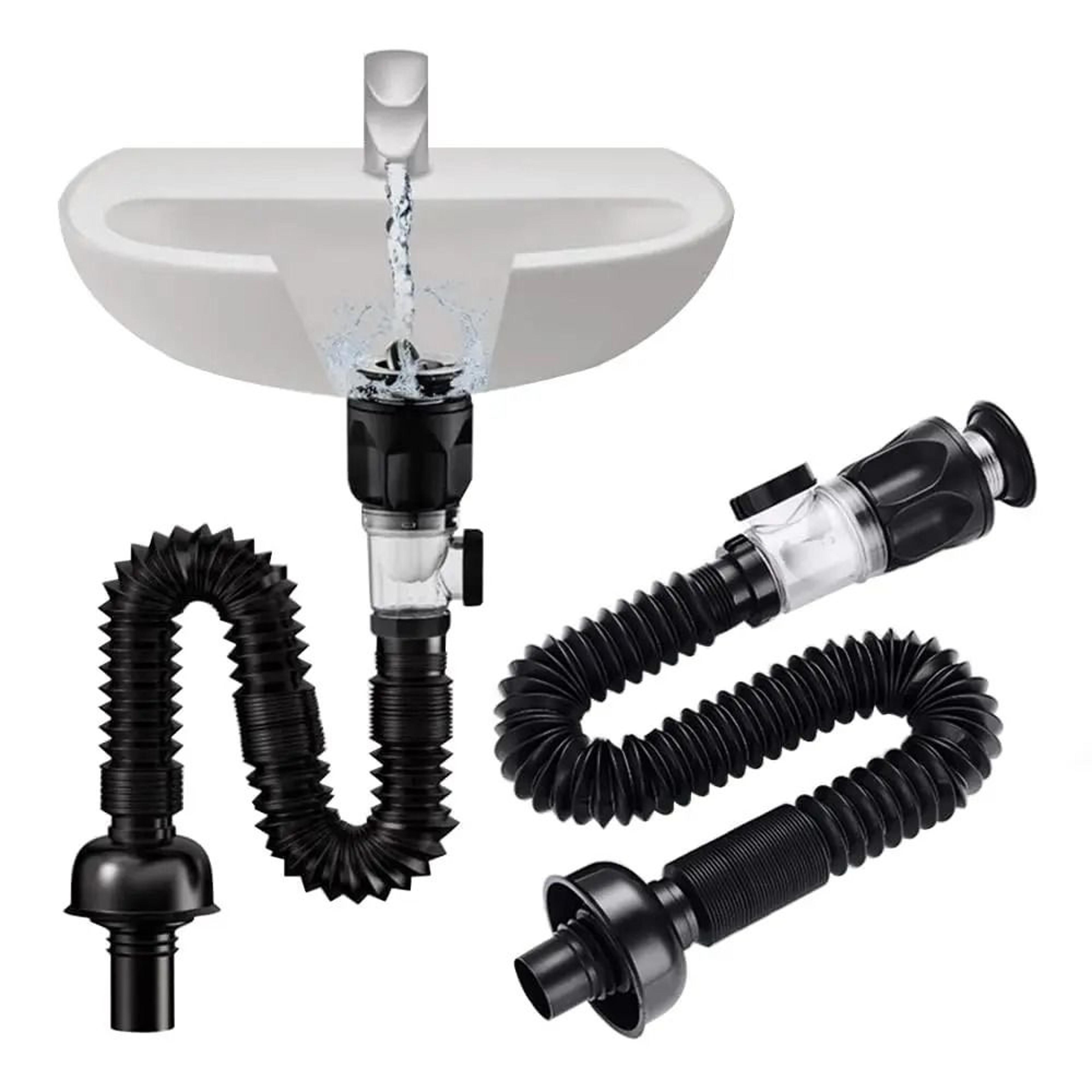 Universal FlipTop Kitchen Sink Drain  Retractable Deodorizing Downspout  Flexible AntiClogging Filt 5