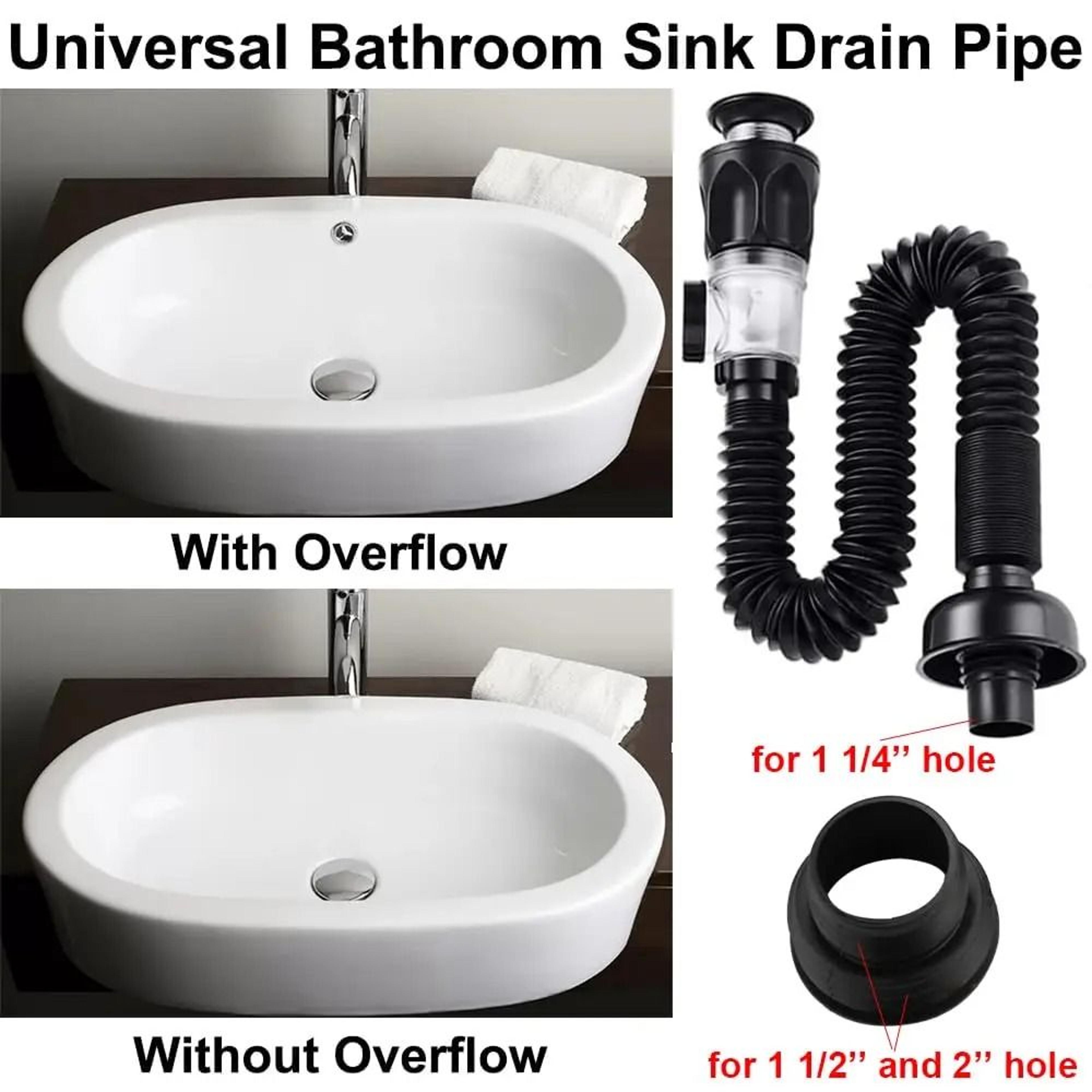 Universal FlipTop Kitchen Sink Drain  Retractable Deodorizing Downspout  Flexible AntiClogging Filt 2