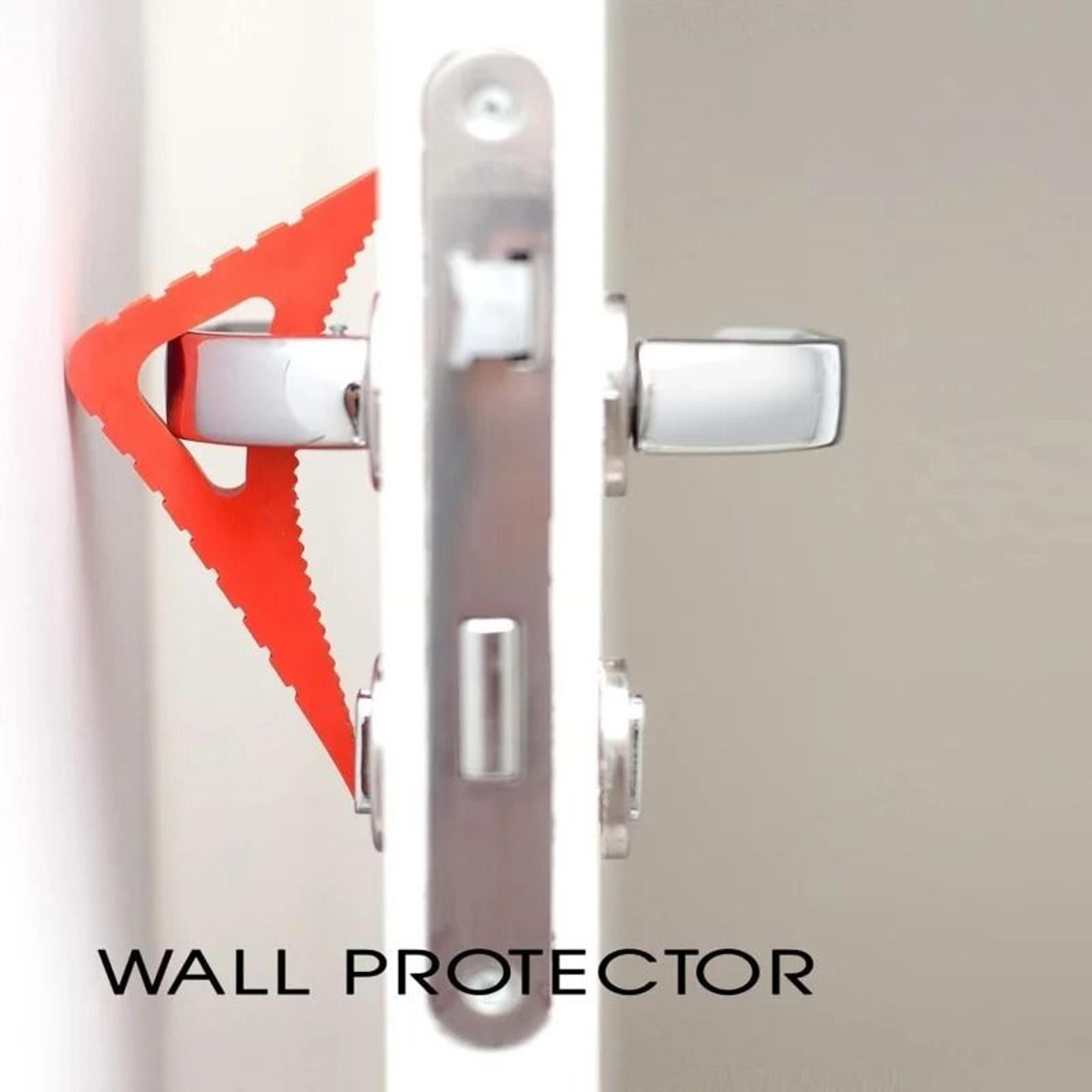 MultiUse ShockAbsorbent Rubber Door Stoppers  HeavyDuty AntiCollision Doorstop Wedges 2