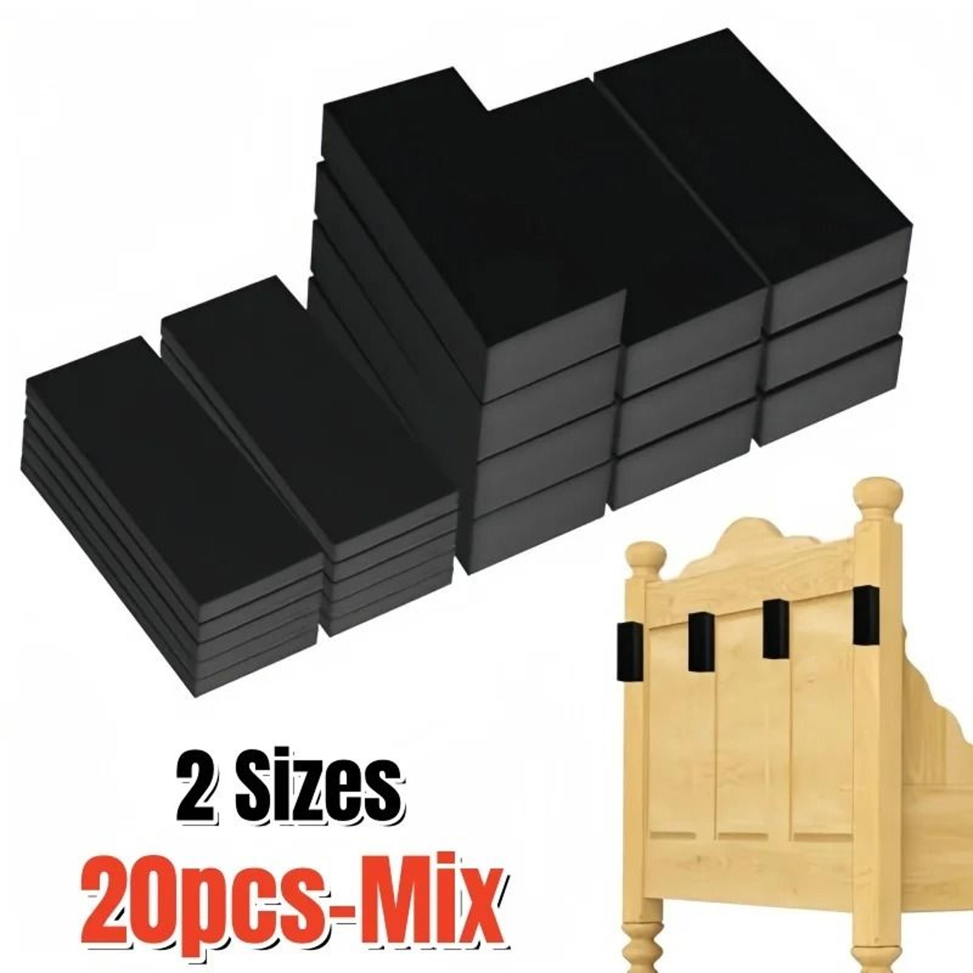 20Pack SelfAdhesive Headboard Stoppers  Wall Protectors  AntiShake EVA Foam Bed Frame Stabilizers 7