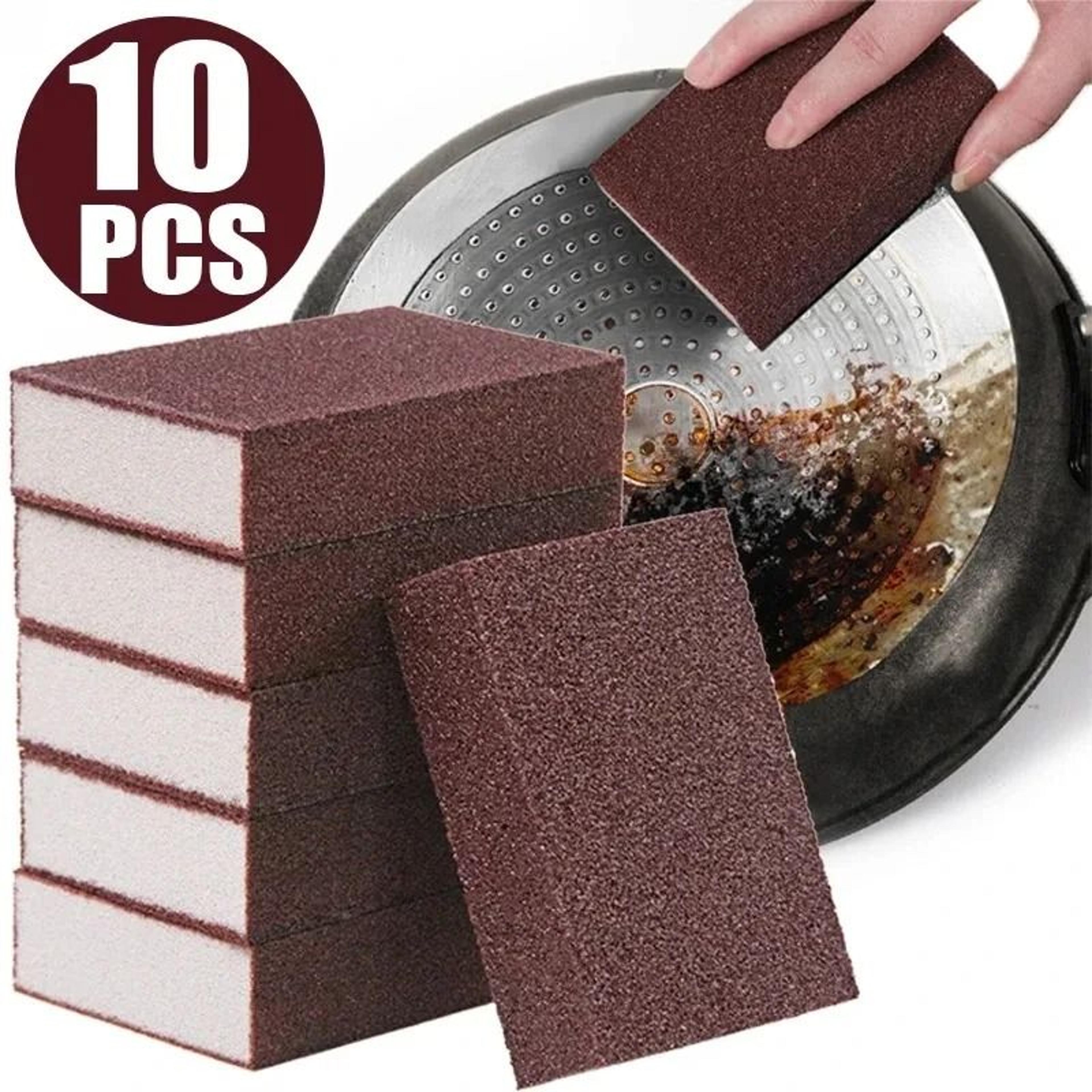 10Piece Nano Carborundum Sponge Magic Erasers  HeavyDuty Emery Rust  Scale Removal Cleaning Brushes 2