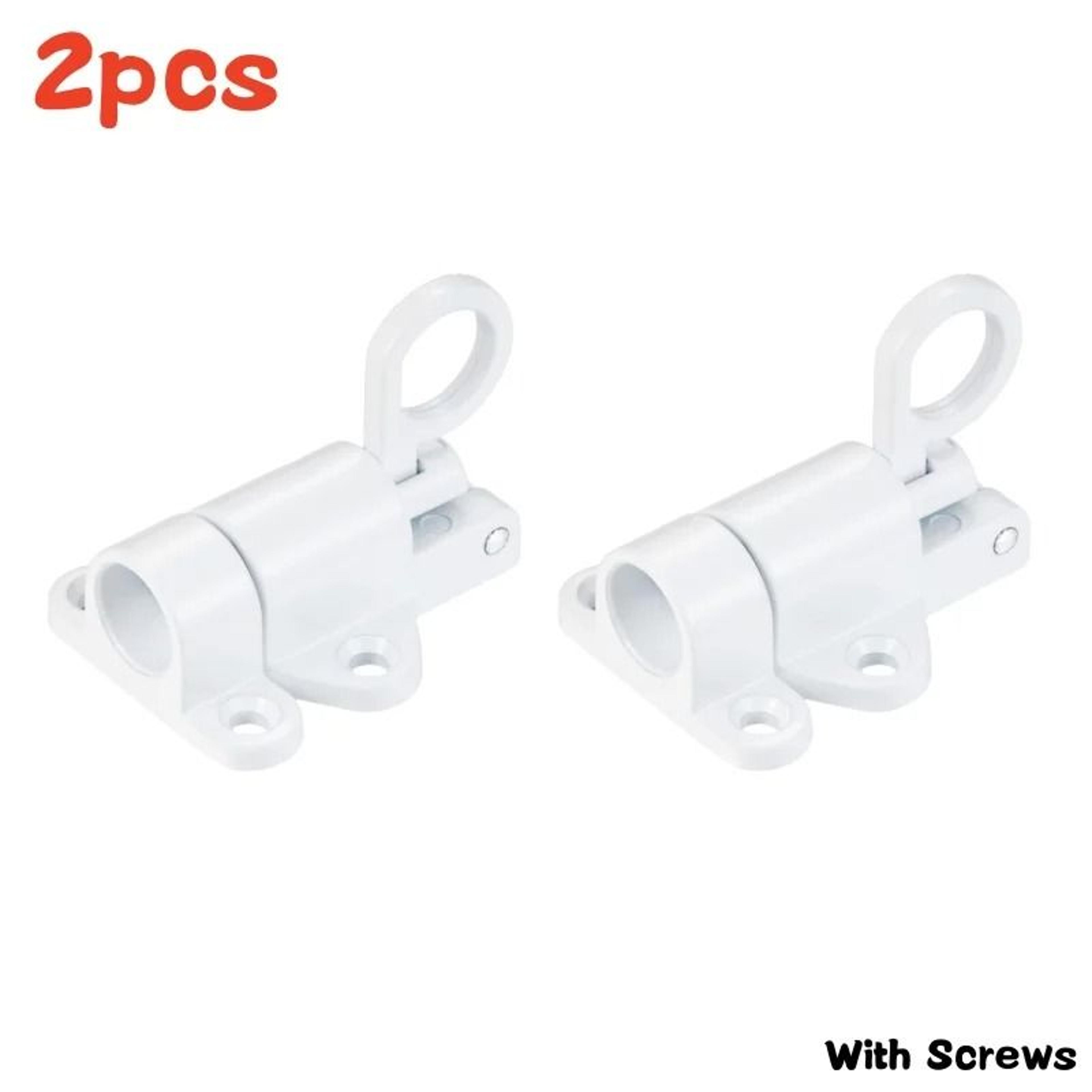 4Pack Aluminum Alloy SelfClosing Latches  Automatic Spring Bounce Door  Window Security Bolt Lock 6