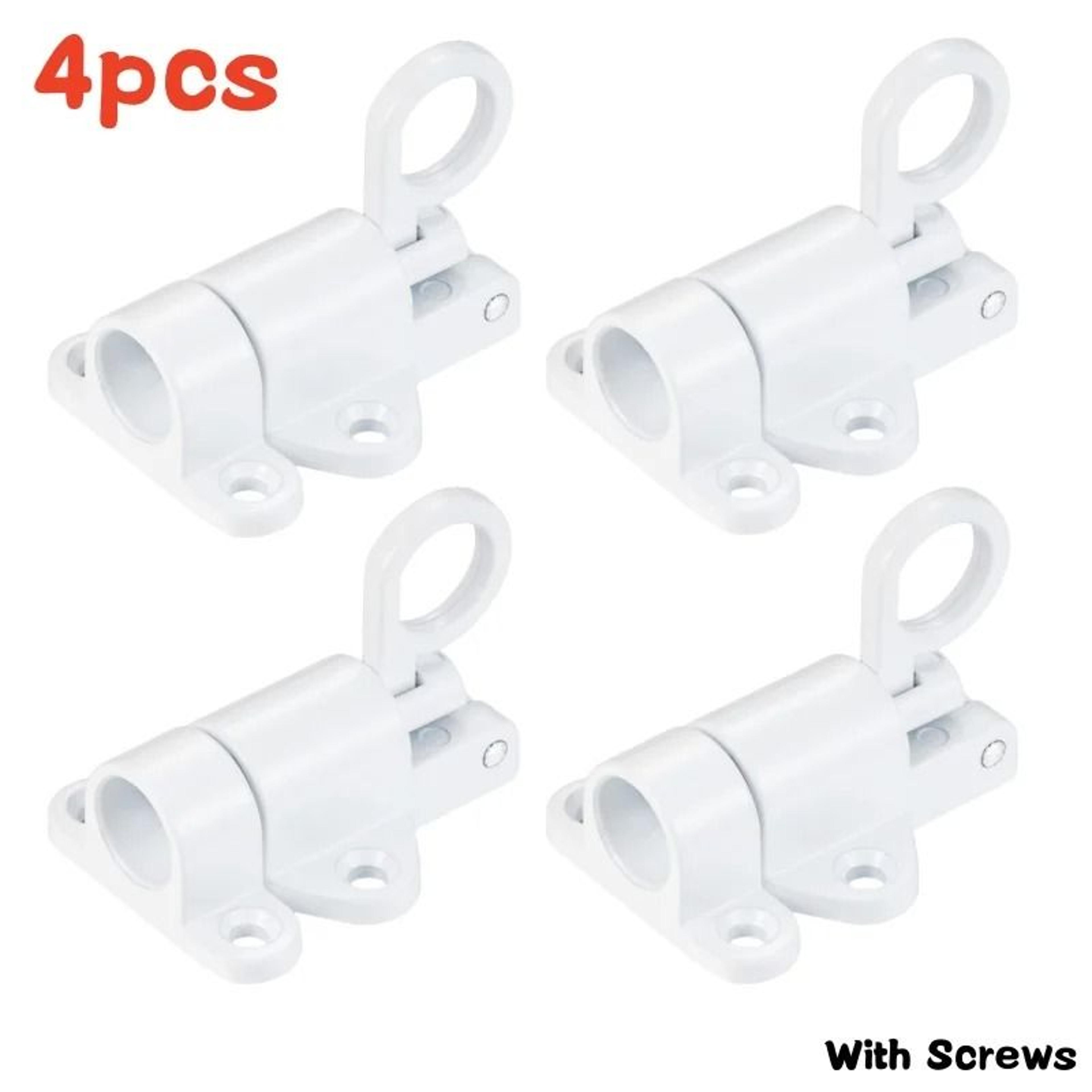 4Pack Aluminum Alloy SelfClosing Latches  Automatic Spring Bounce Door  Window Security Bolt Lock 9