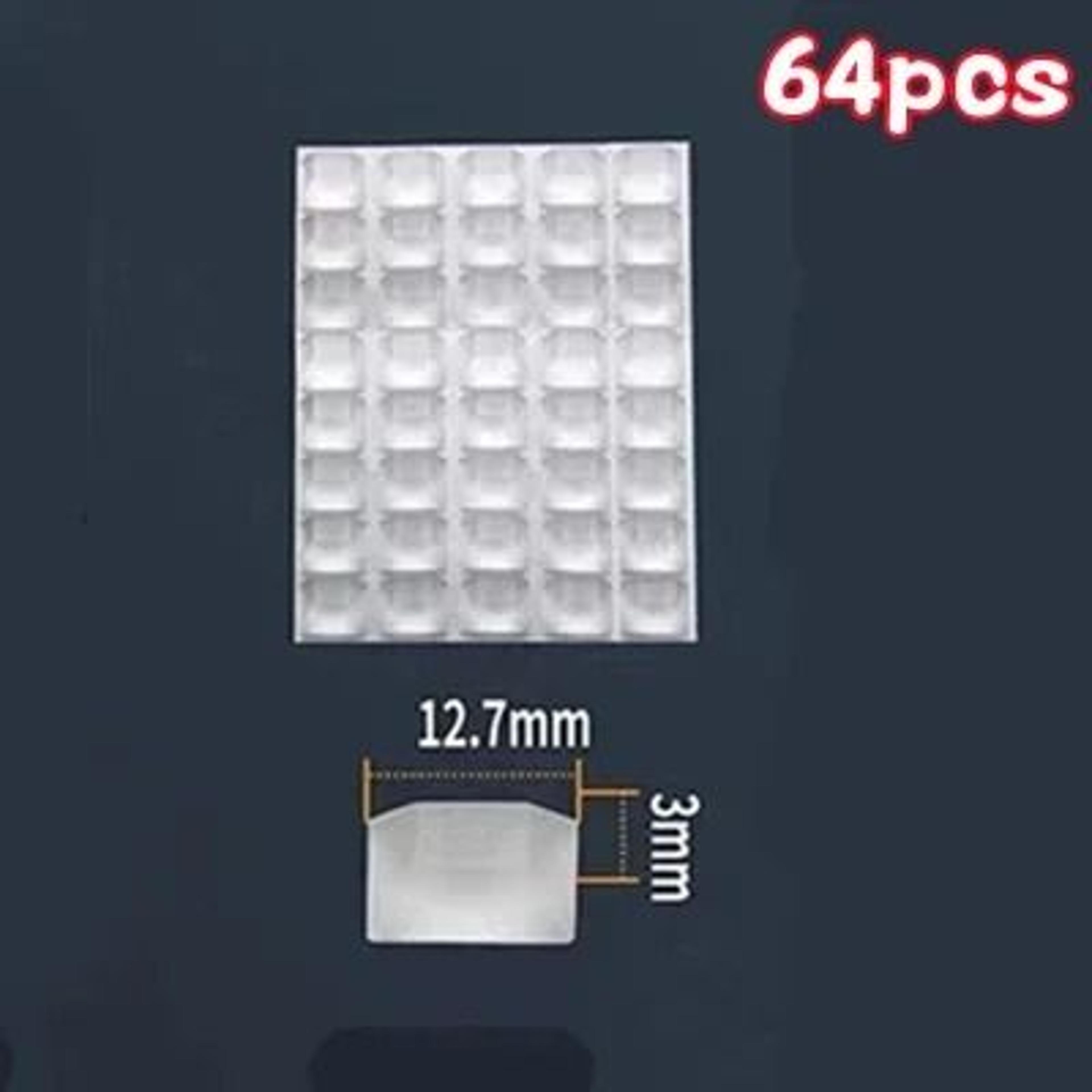 100Pack SelfAdhesive Transparent Rubber Door Stops  Silicone Furniture Buffer  Cabinet Bumper Pads 10