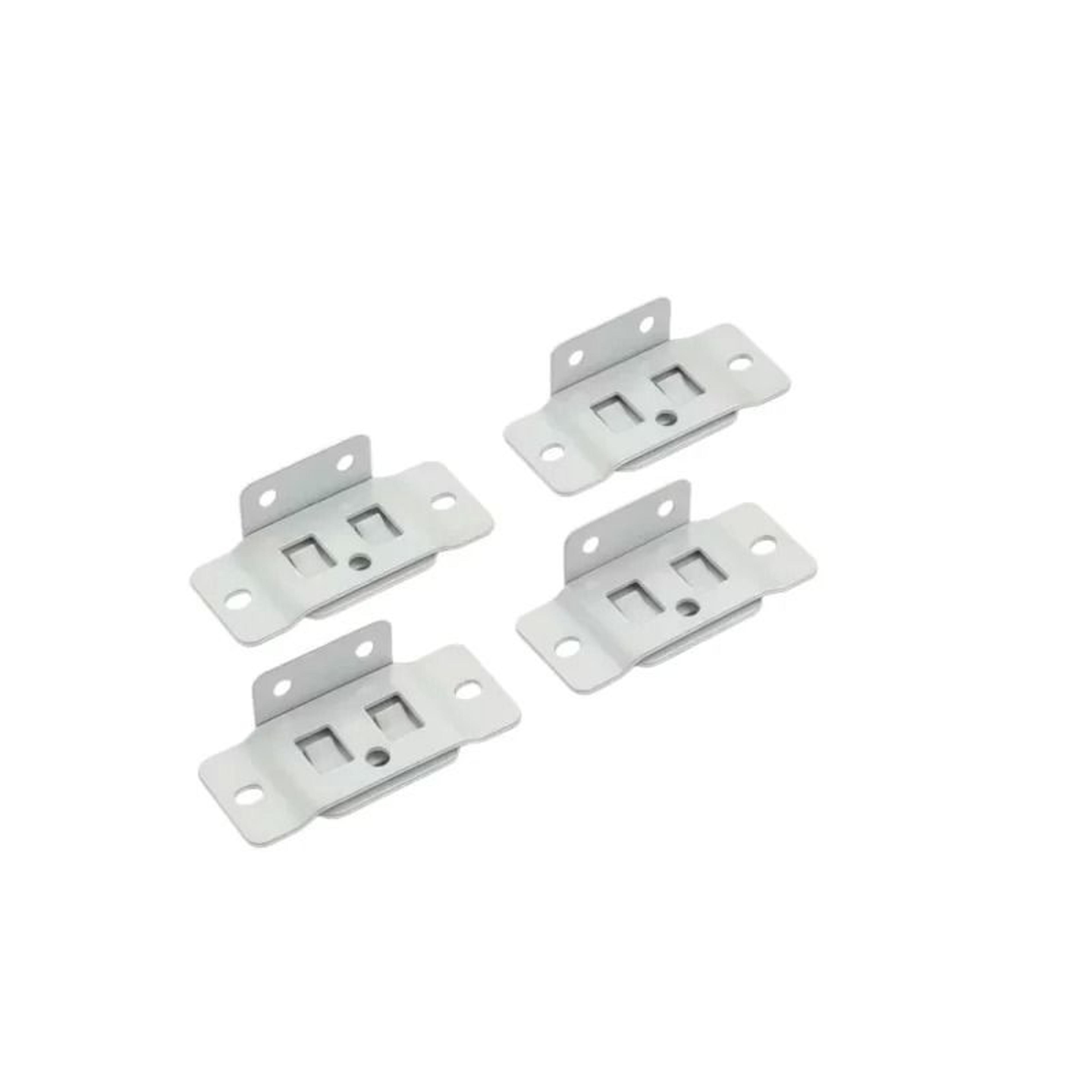 48 Pairs 2In1 Metal Fixing Buckle Inserts  LShaped 90Degree QuickFitting Shelf  Cabinet Brackets 9