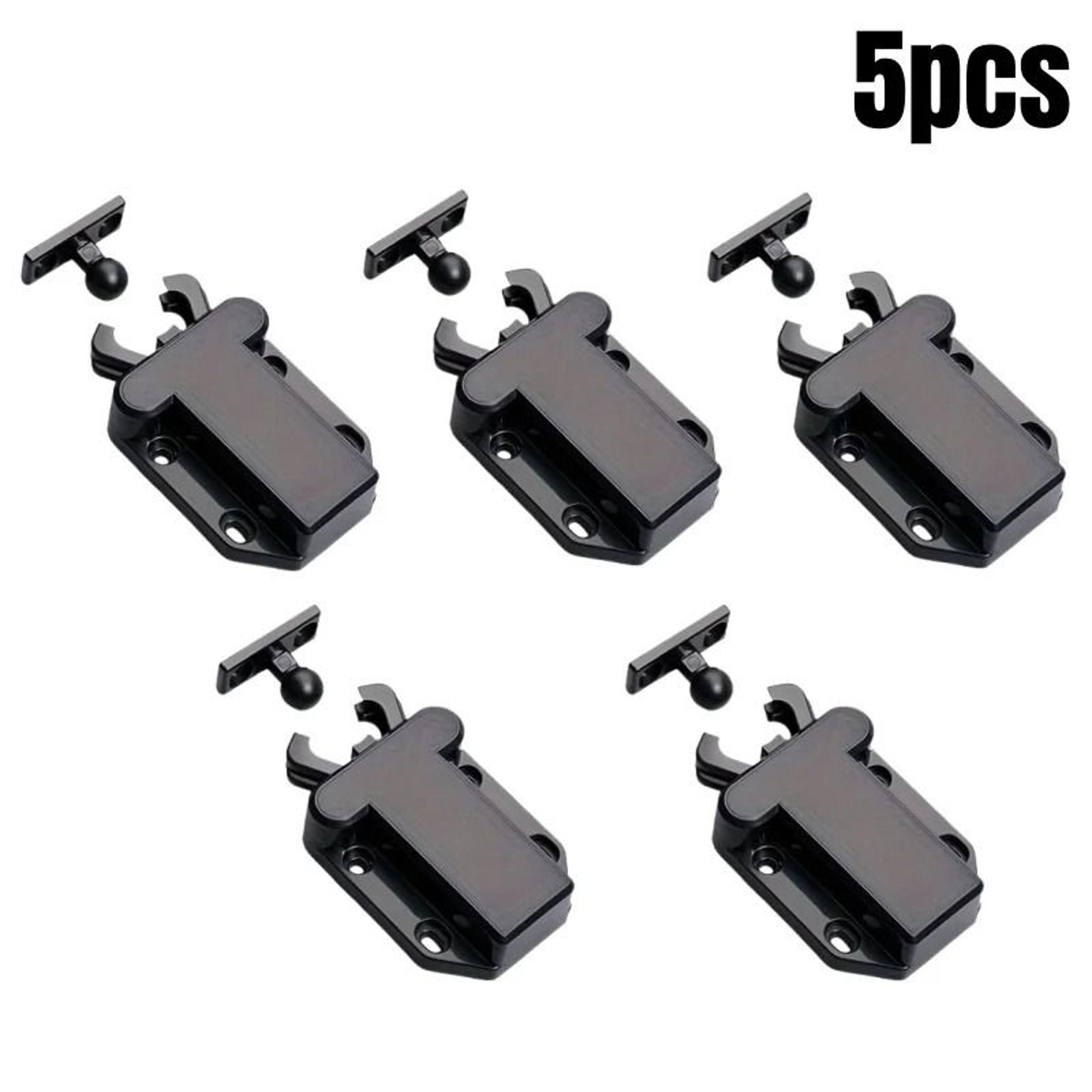 White Beetle Push To Open Cabinet Door Latches  NonMagnetic Touch Rebound Catches 6