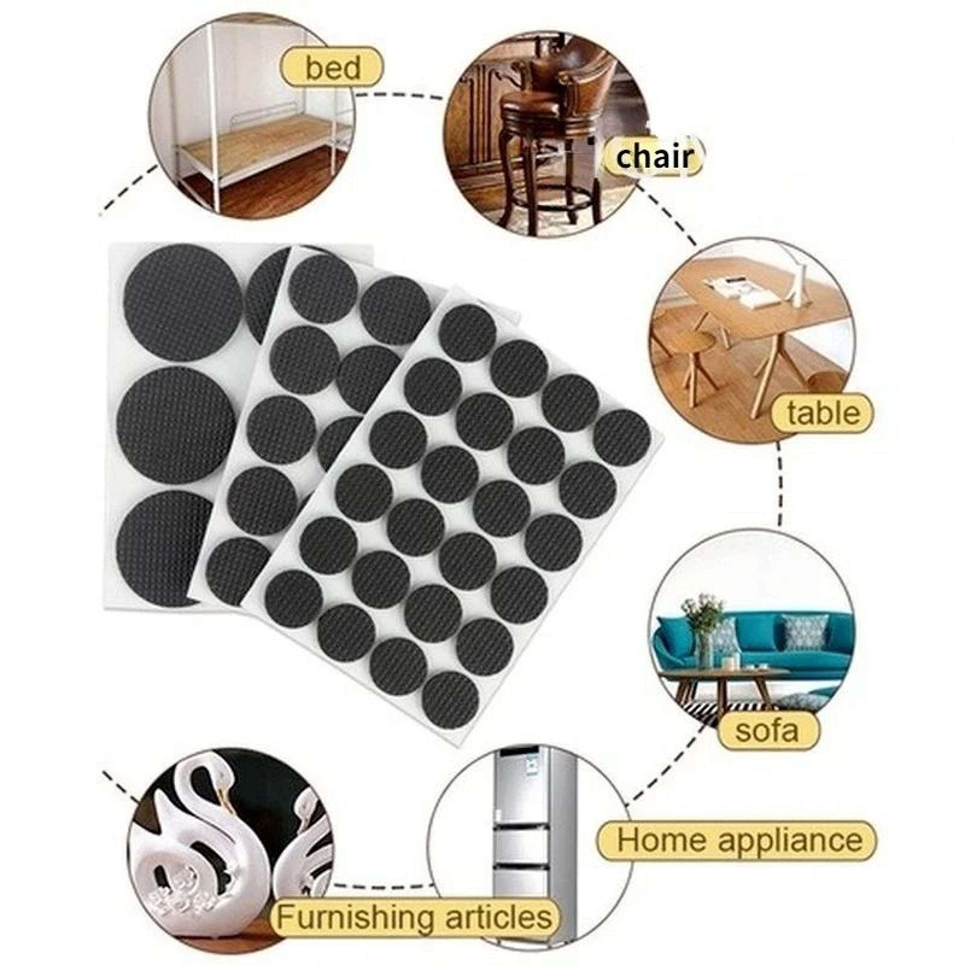 SelfAdhesive Furniture Leg Protector Pads  AntiScratch Slip Mat Stickers For Chair Feet  Floors 5