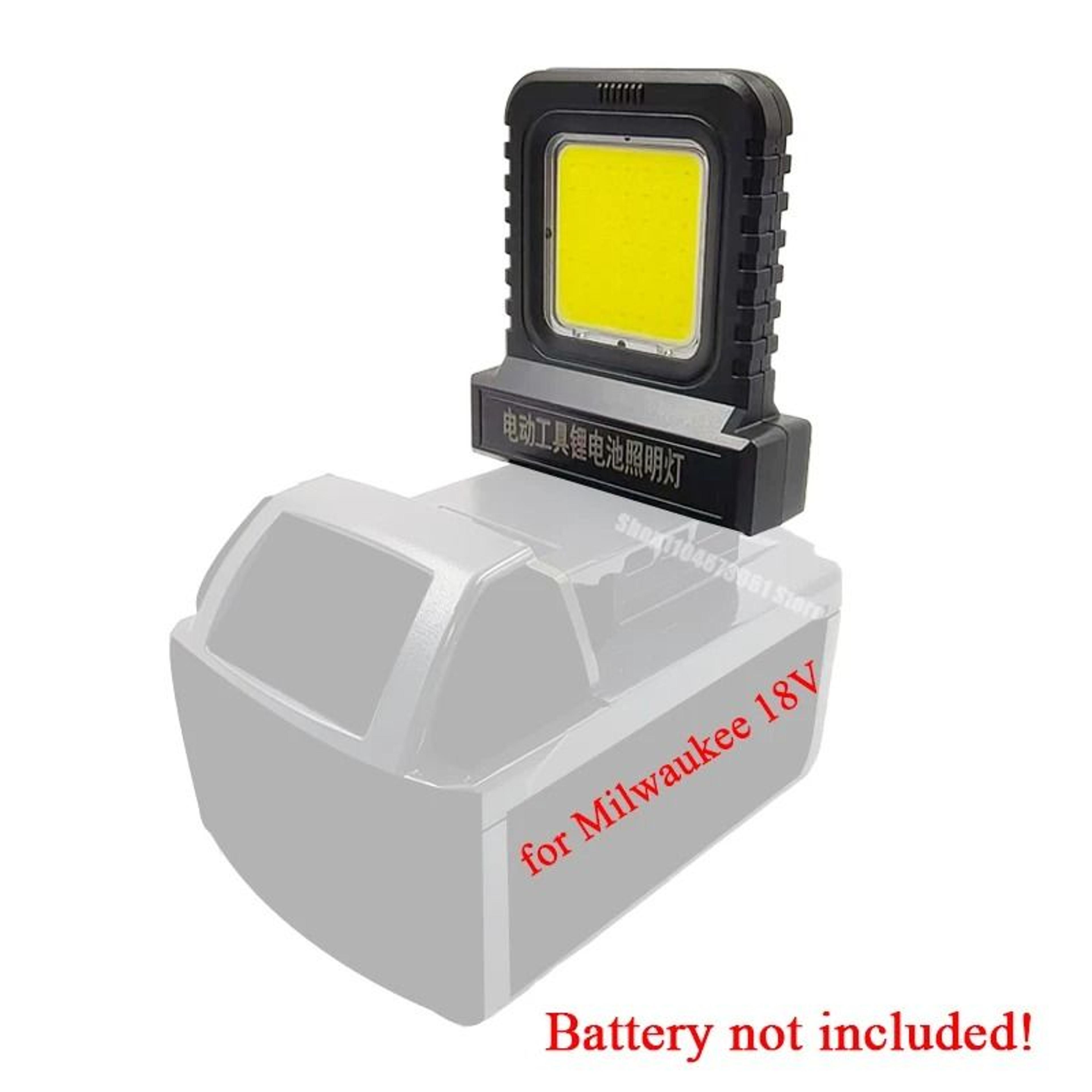 MultiBrand LED Work Light Spotlight For Makita Milwaukee DeWalt  Bosch 18V21V Batteries 2