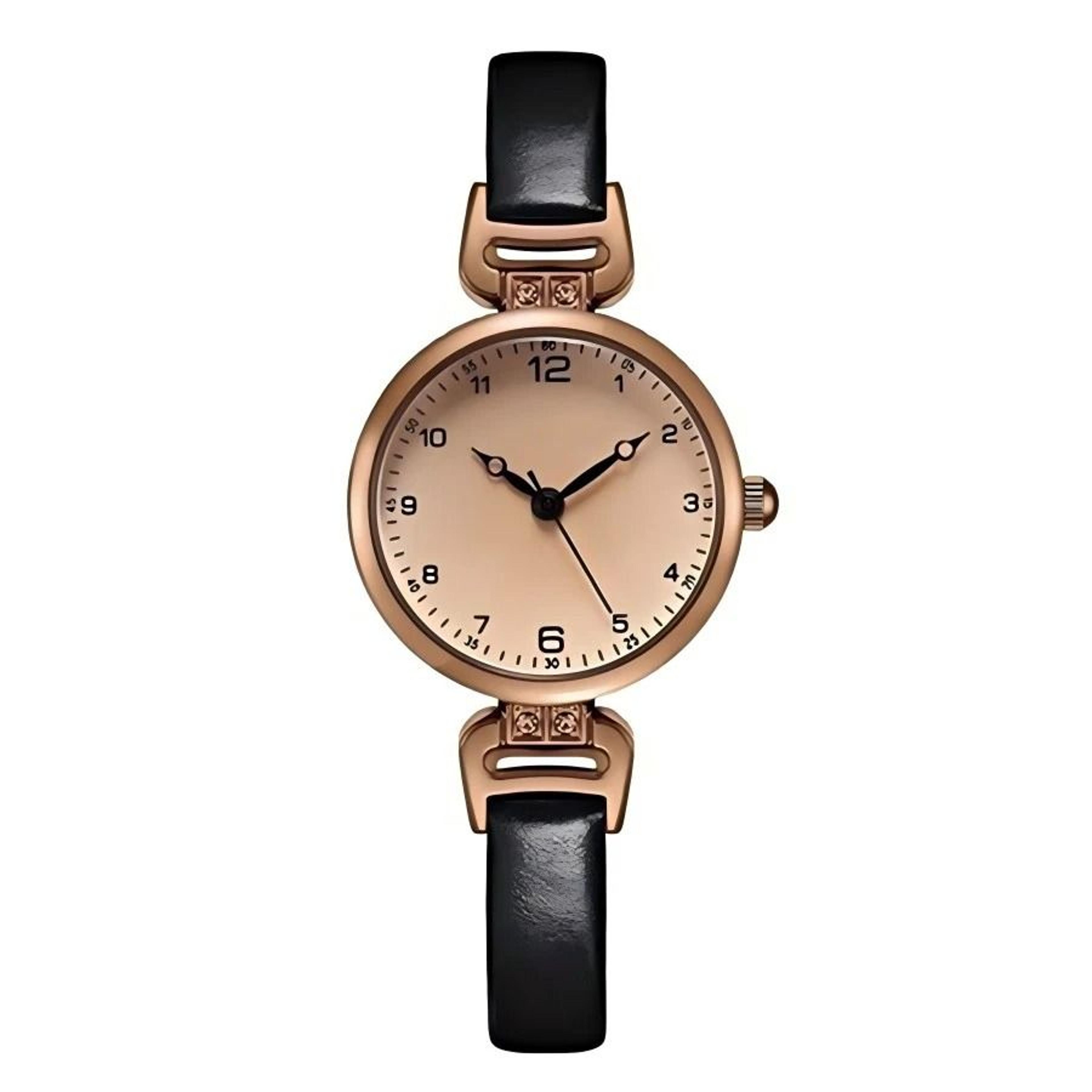 Fashion Minimalist Quartz Watch With Soft Leather Strap For Women 1