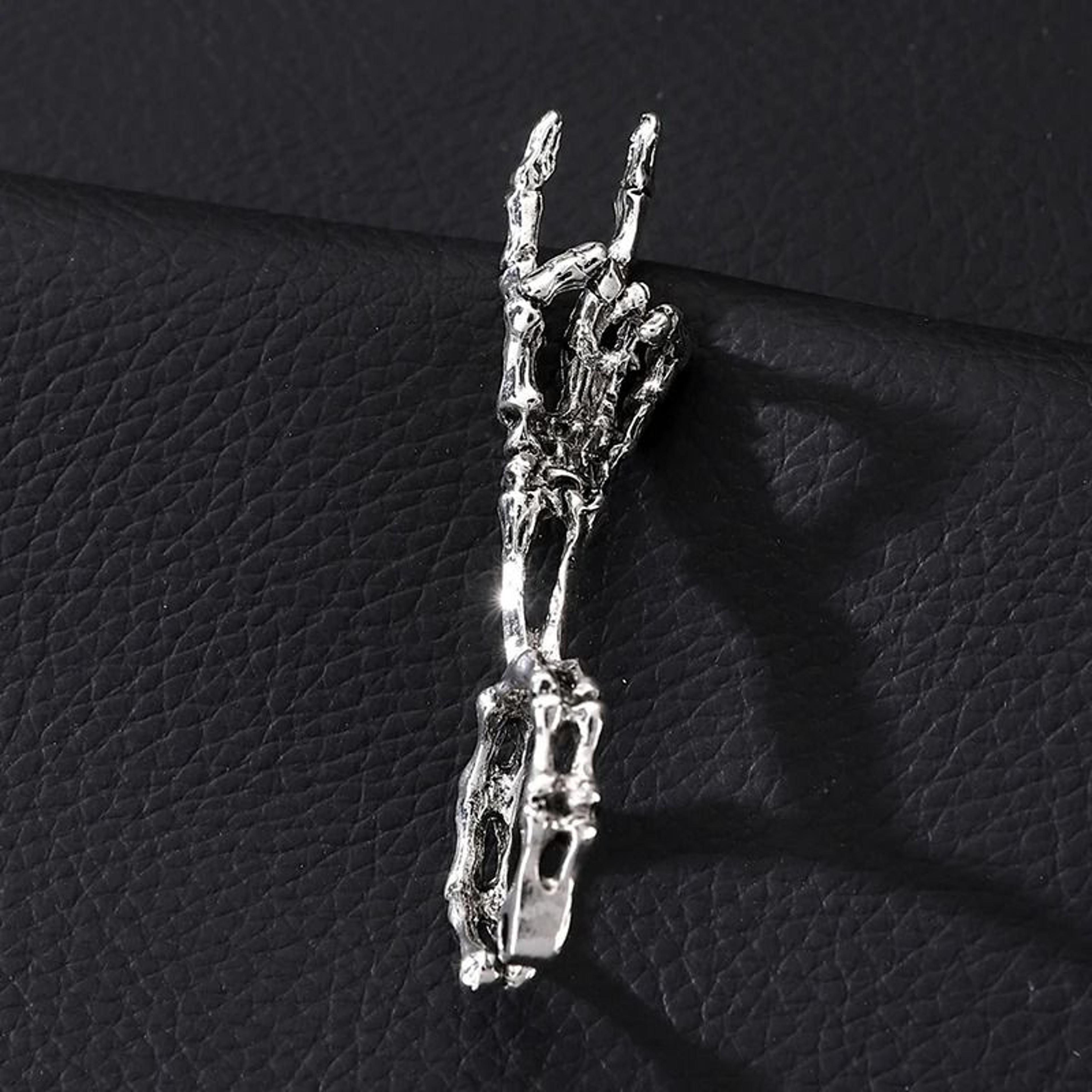 Vintage Personality Cigarette Holder Ring HandsFree Smoking Bracket 7