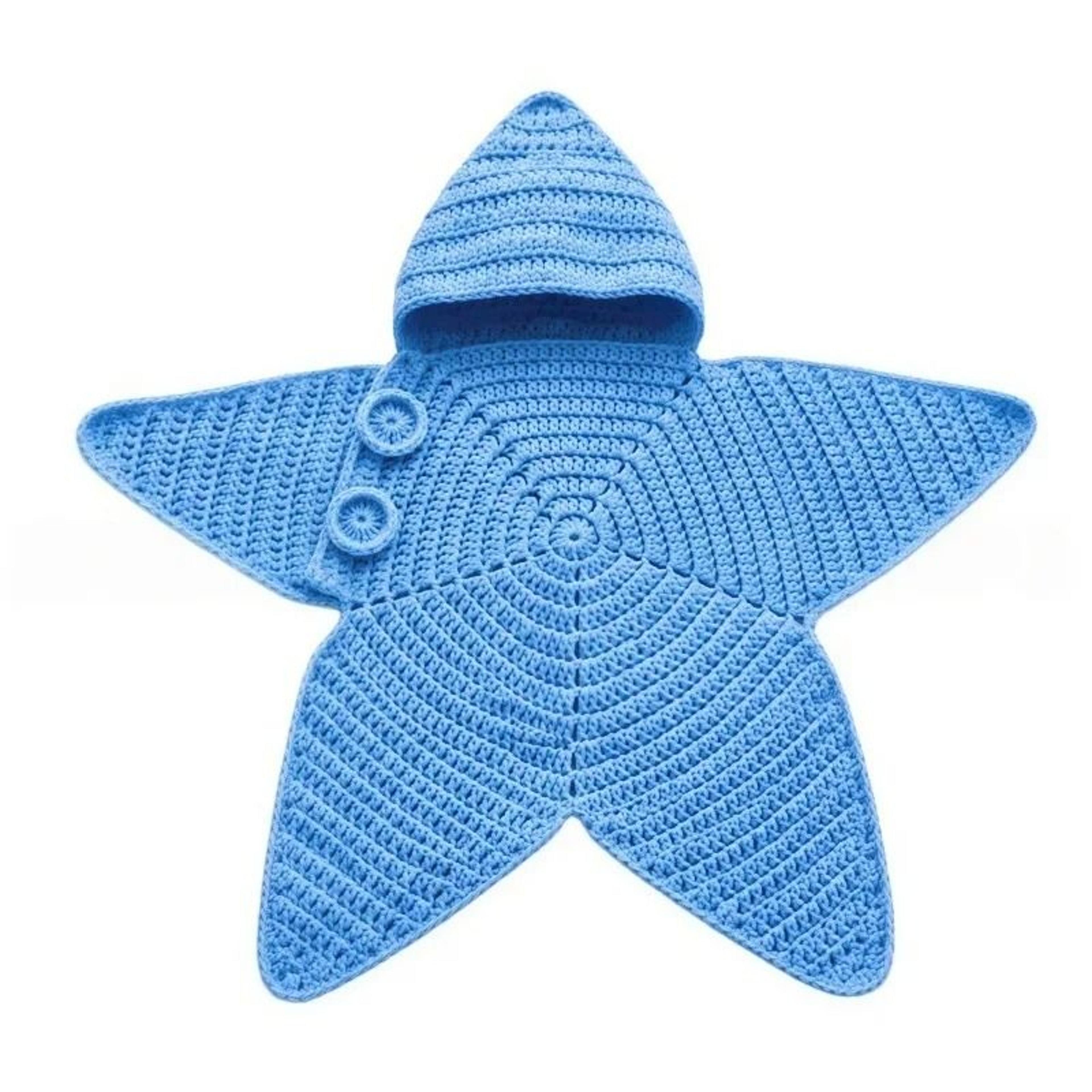 Cute Cartoon Hand Crocheted Starfish Baby Romper Knitted Jumpsuit 6