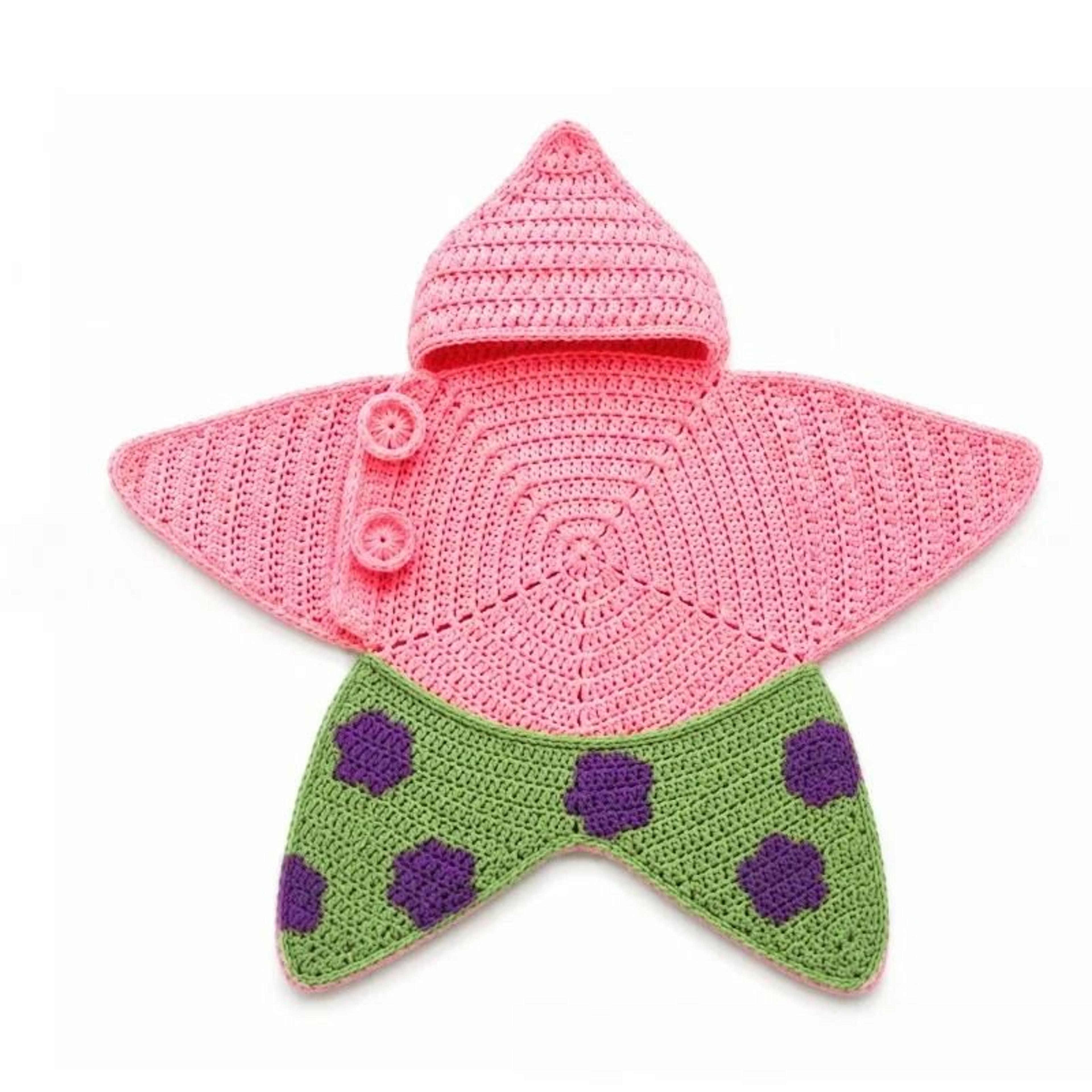 Cute Cartoon Hand Crocheted Starfish Baby Romper Knitted Jumpsuit 7