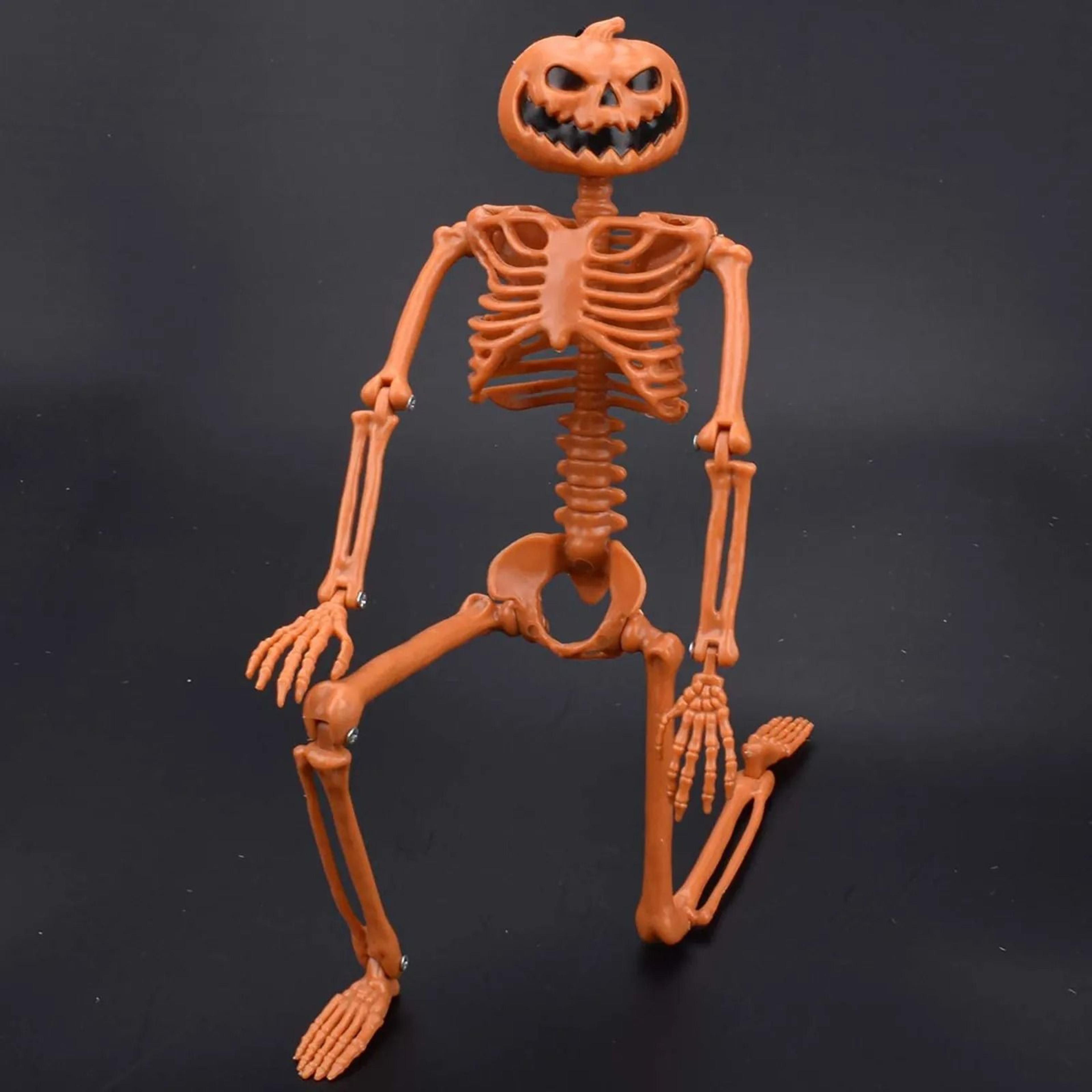 Halloween LifeSize Skeleton Hanging Prop Poseable Movable Joints Haunted House Decor 4