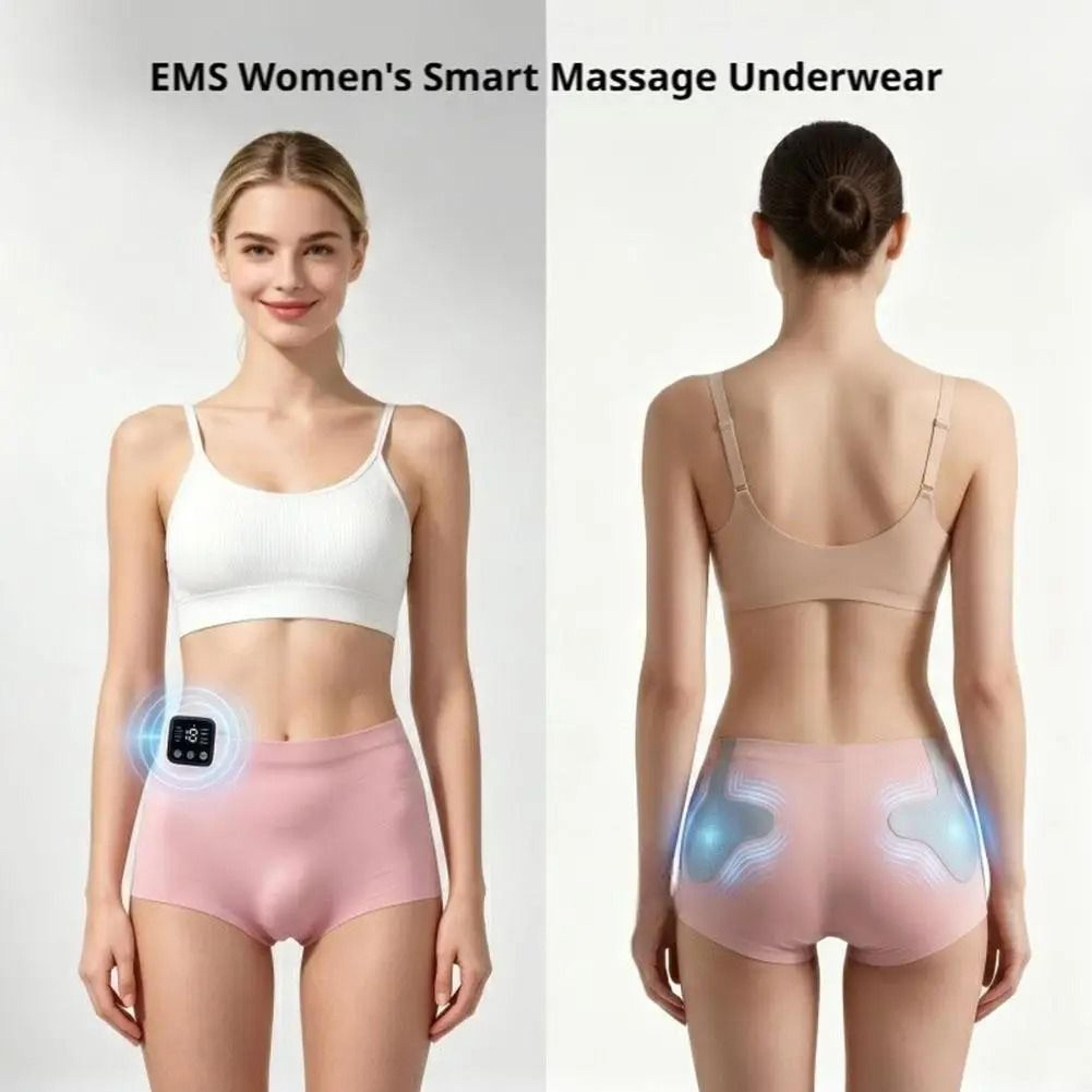 EMS Muscle Stimulation Shorts With 8 Modes Smart Controller Microcurrent Training Underwear 3
