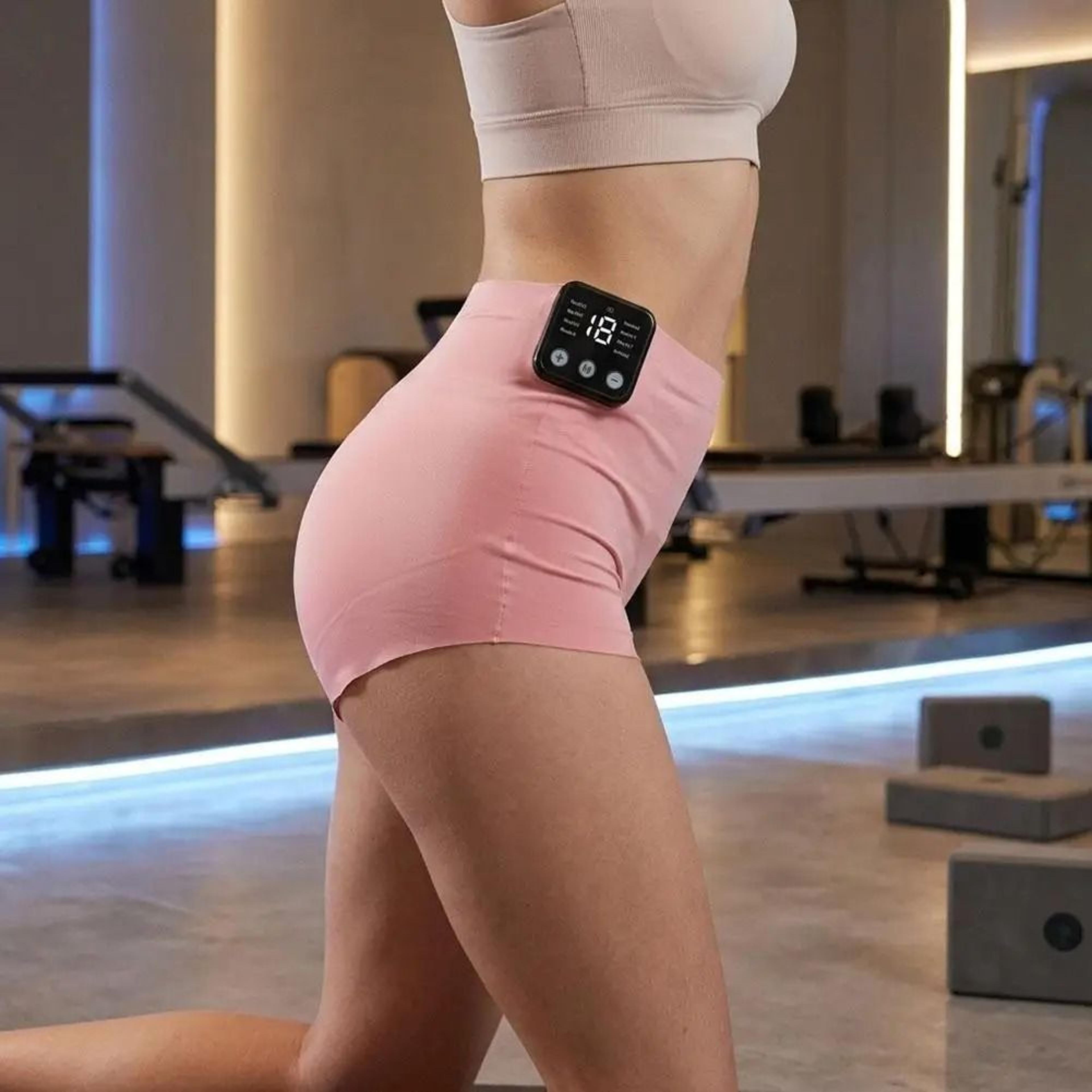 EMS Muscle Stimulation Shorts With 8 Modes Smart Controller Microcurrent Training Underwear 4