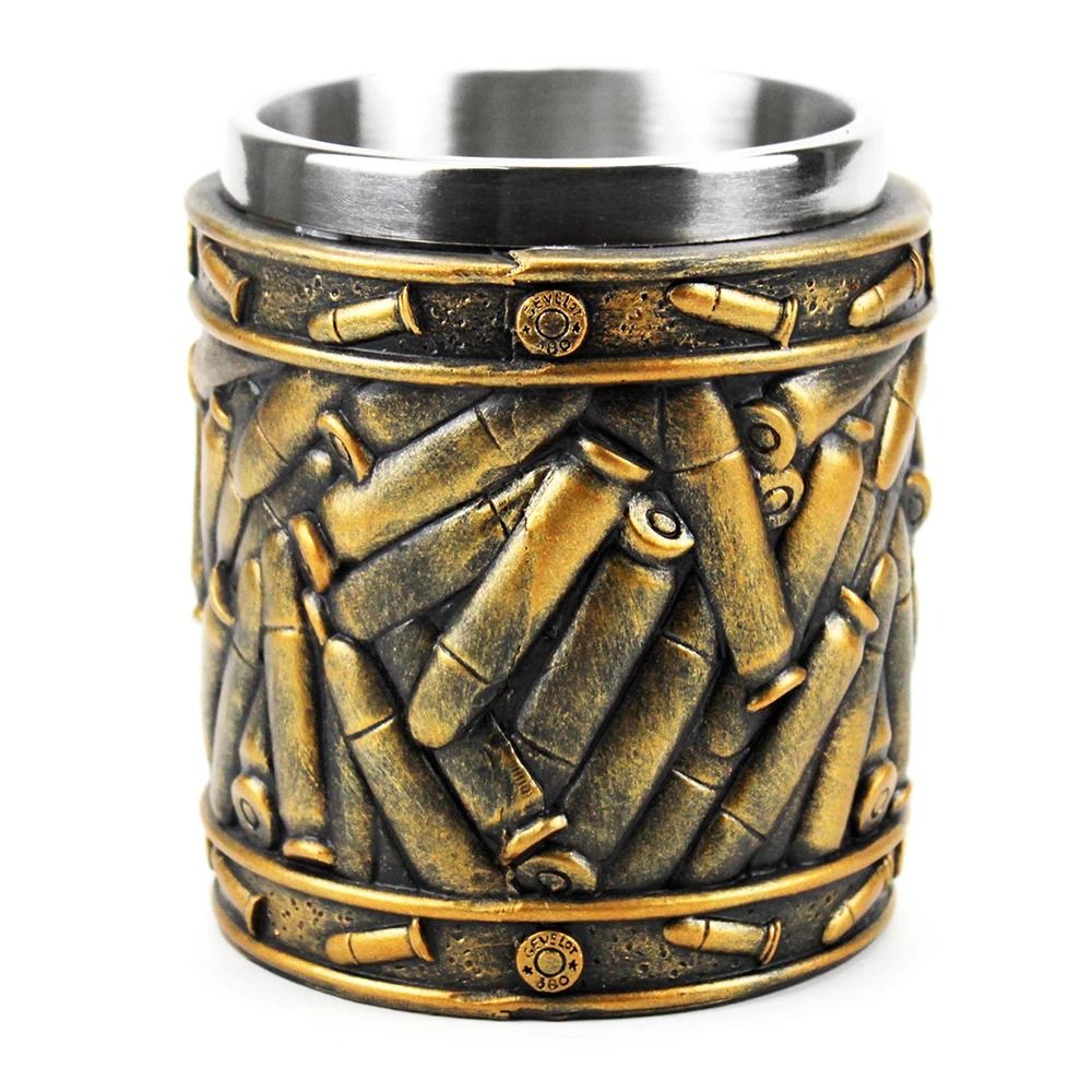 Revolver Gun Tankard Mug Bullet Shells 3D Novelty Ceramic Coffee Cup 400ml 5