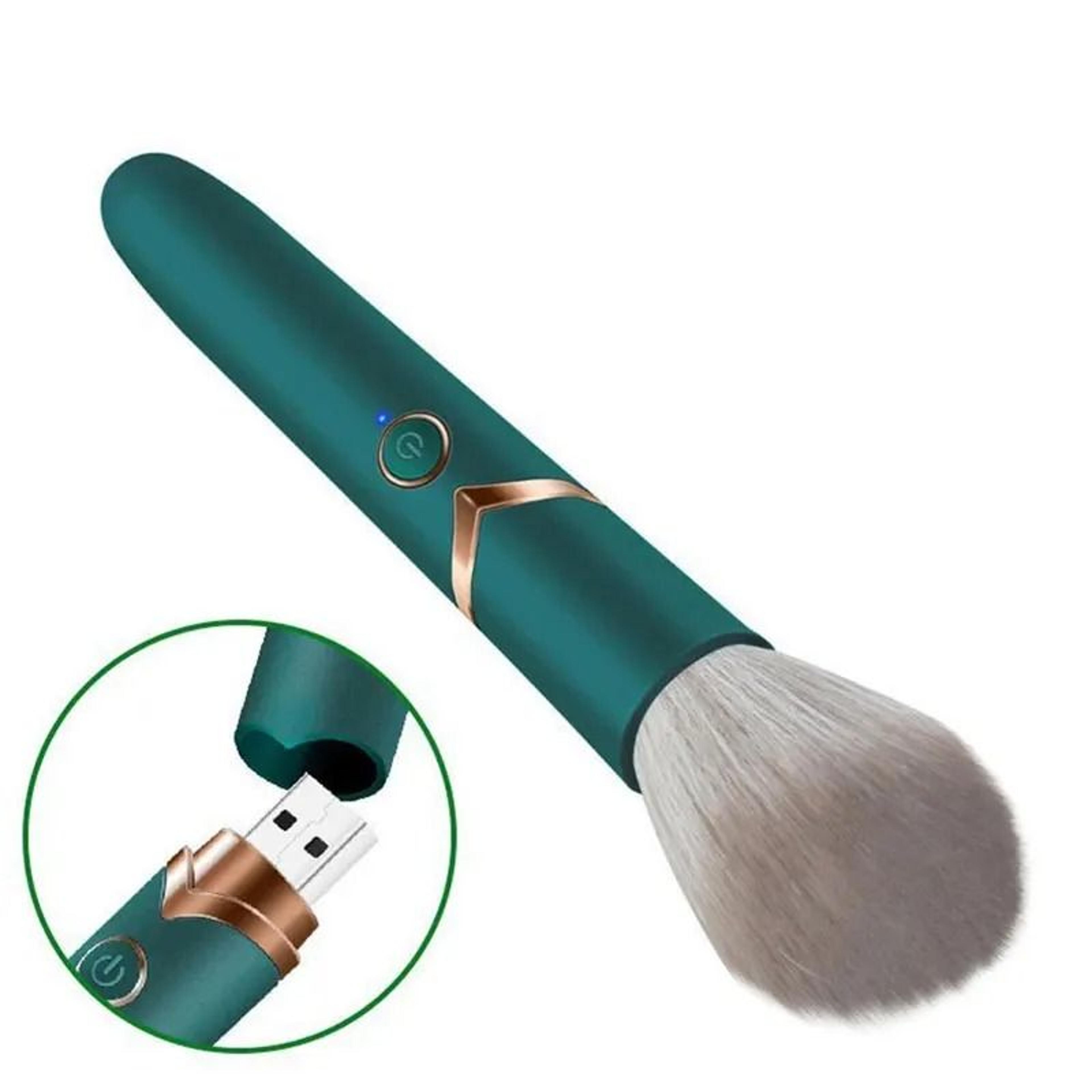 rechargeable electric makeup brush vibrating foundation & blending cosmetic tool