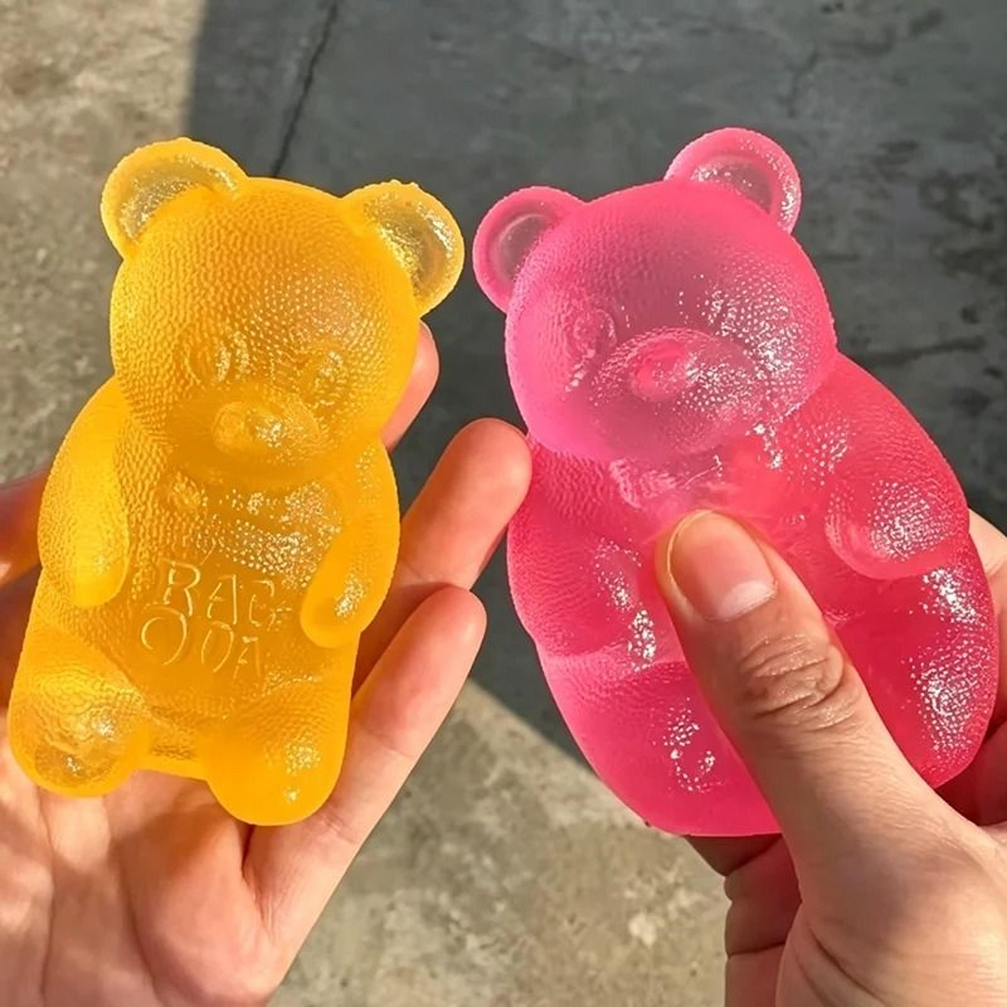 Cute Bear Maltose Dough Squeeze Toy Colorful Sensory Fidget Desk Decoration 4