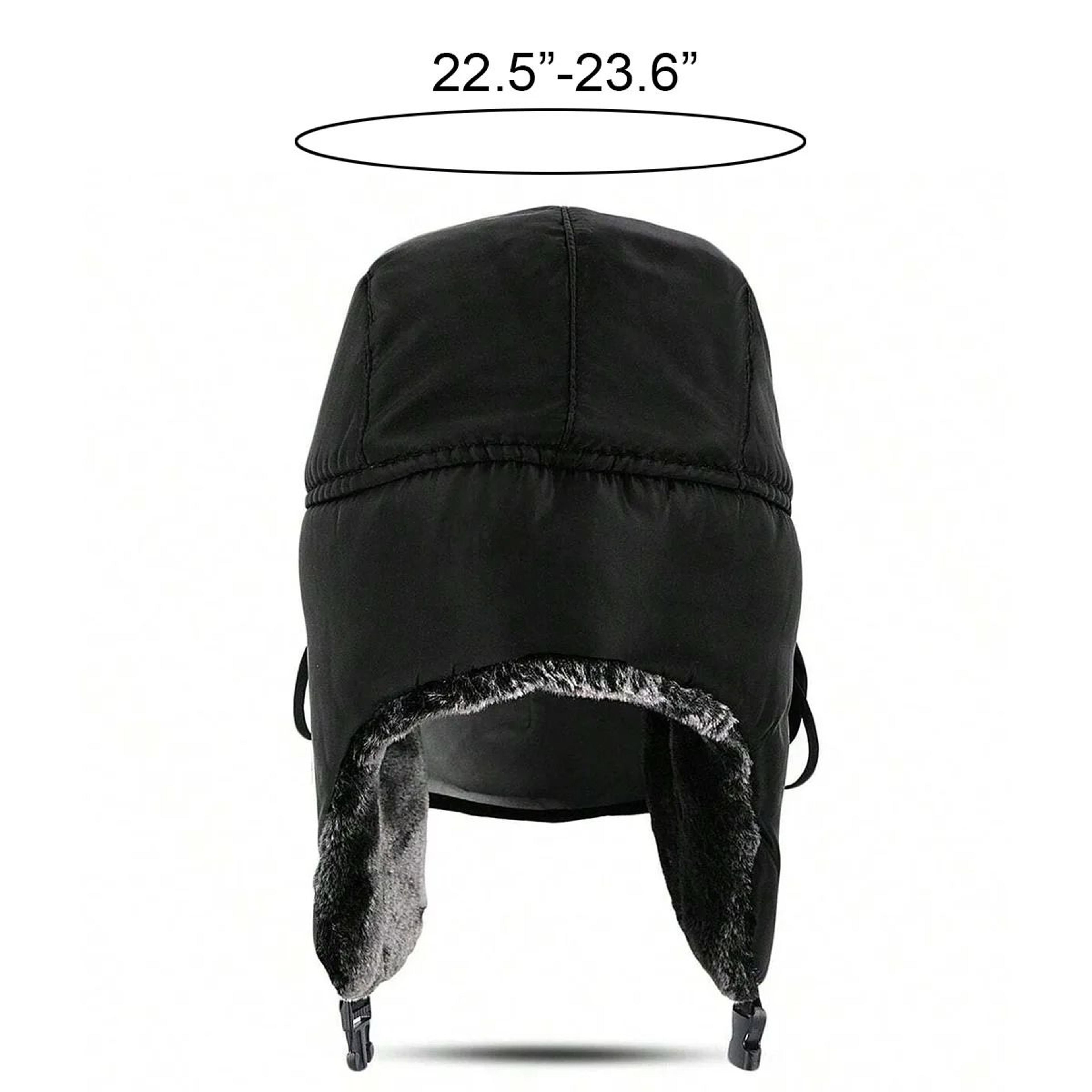 Winter Ushanka Trapper Hat With Removable Windproof Face Mask Pilot Trooper Snow Cap 1