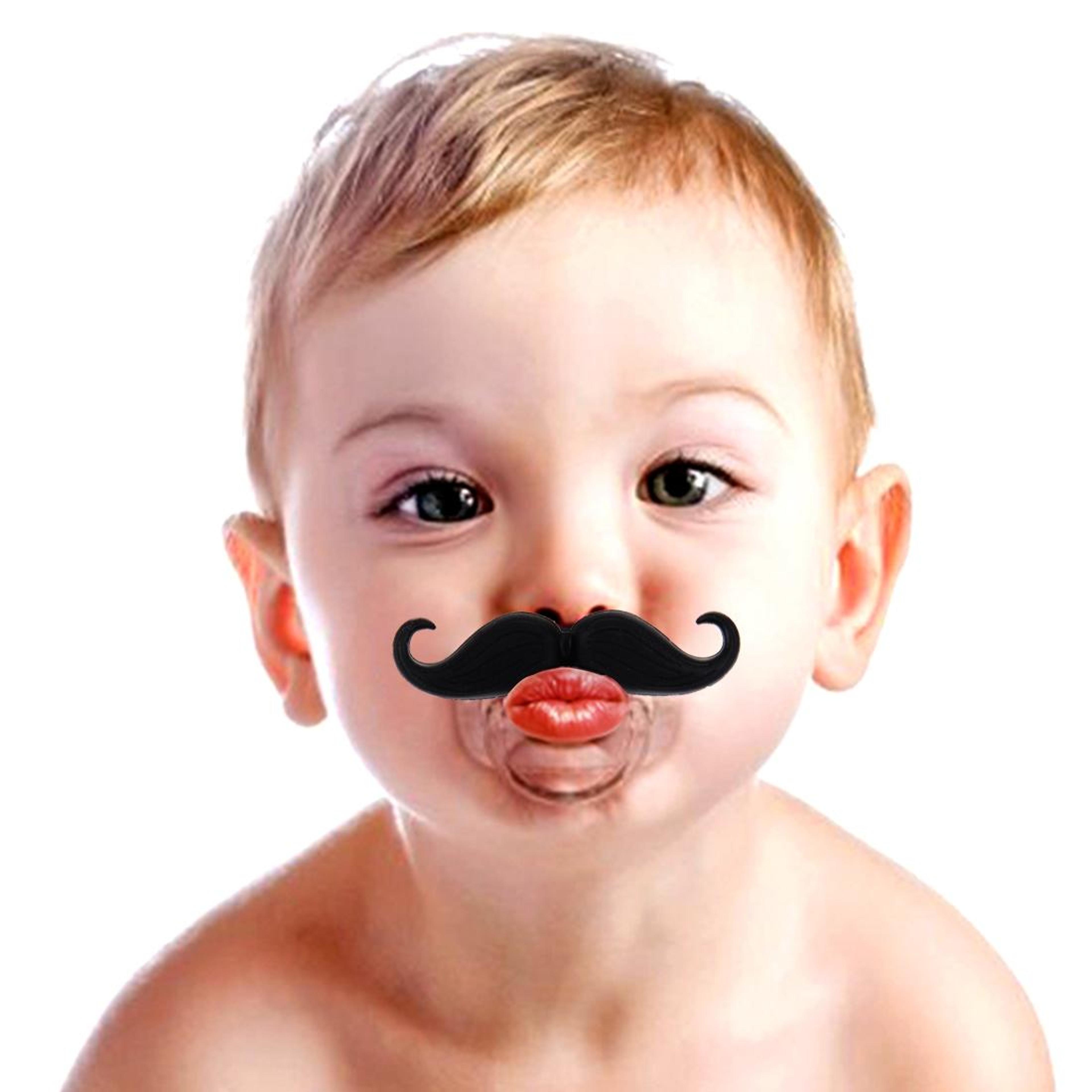 funny mustache baby pacifier orthodontic silicone soother for infants