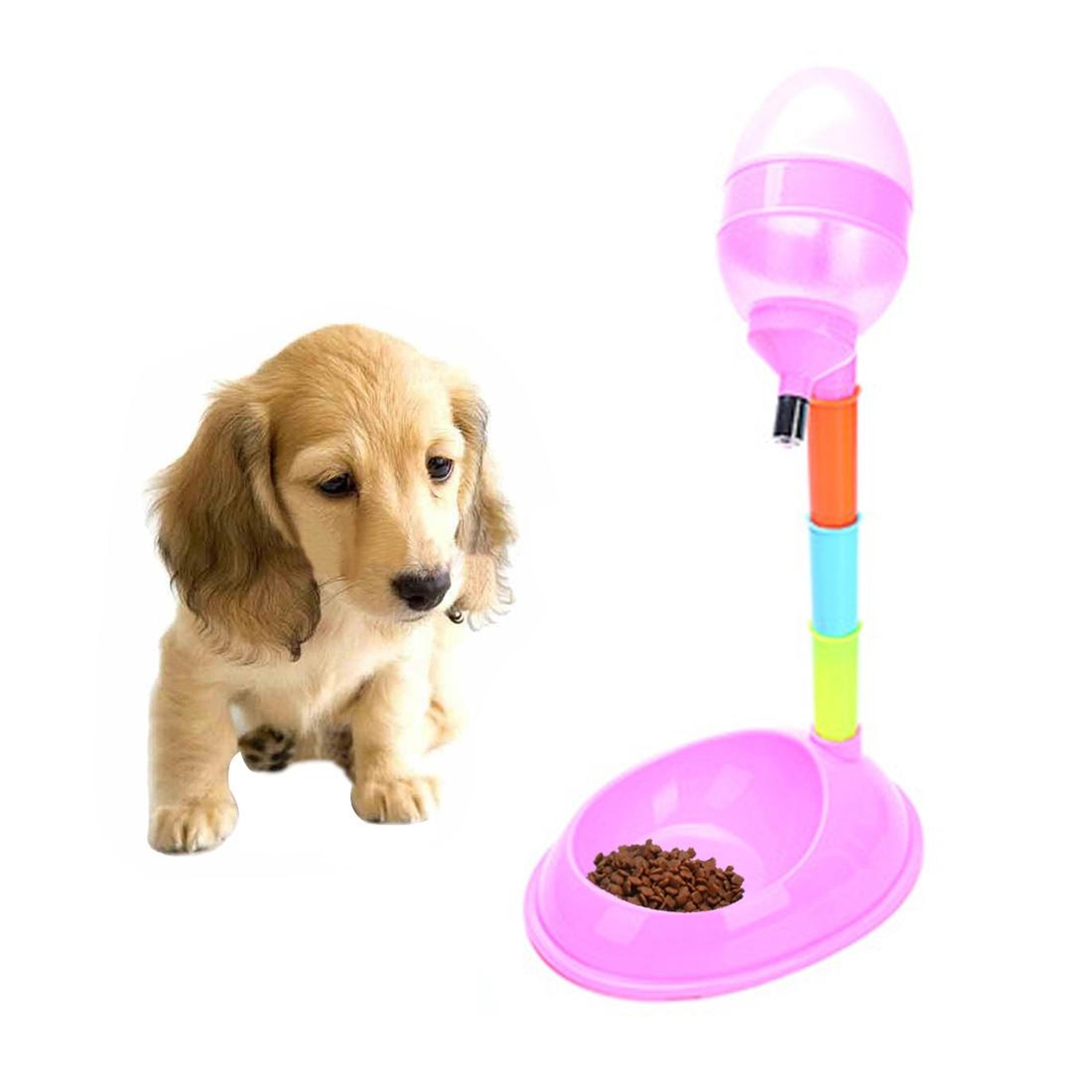 premium automatic pet feeder & pet water food dispenser with adjustable height