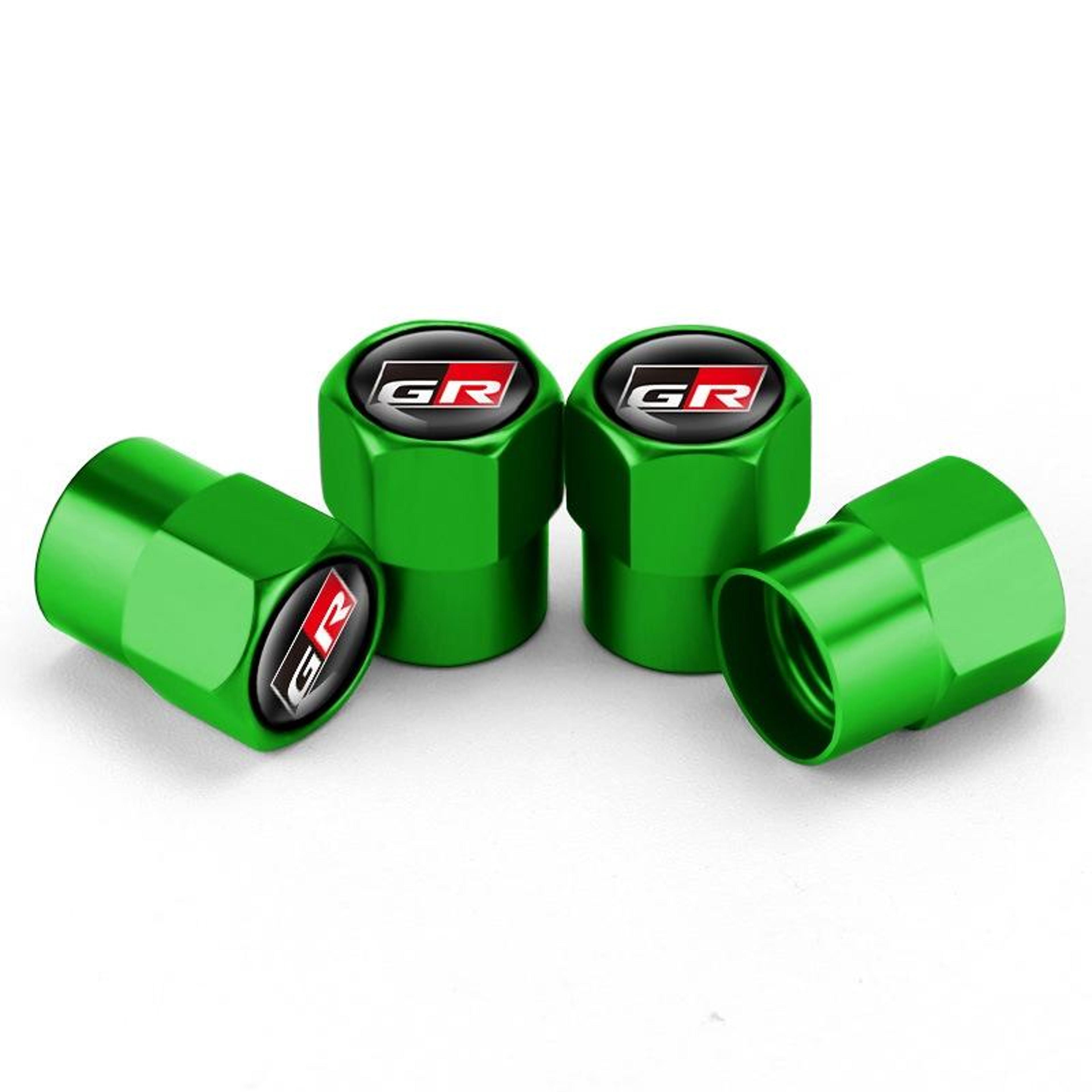 gr aluminum alloy tire valve stem caps set anti theft dustproof tire valve covers
