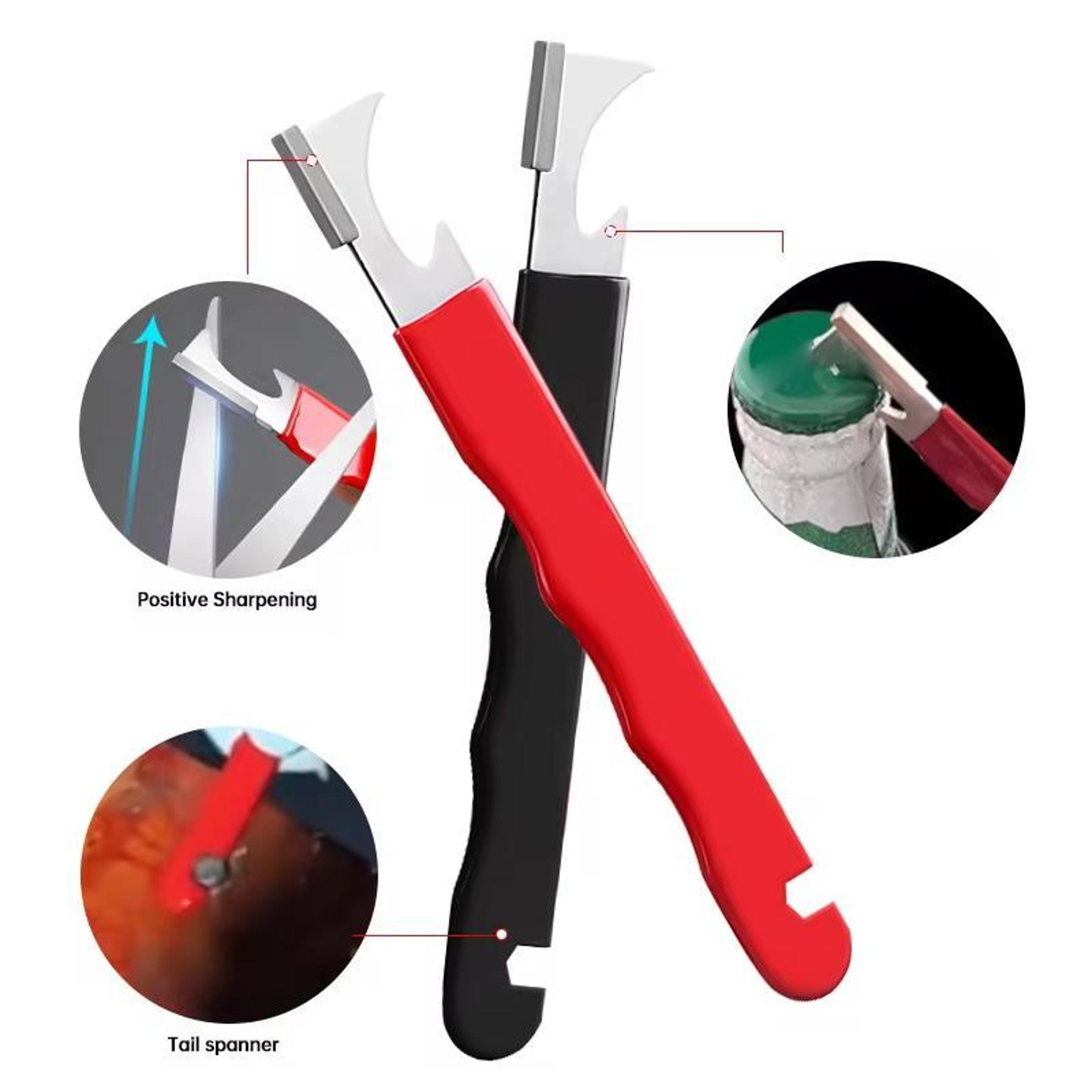 Knife Sharpener Pocket Multifunction Tool With Bottle Opener  Wrench 2