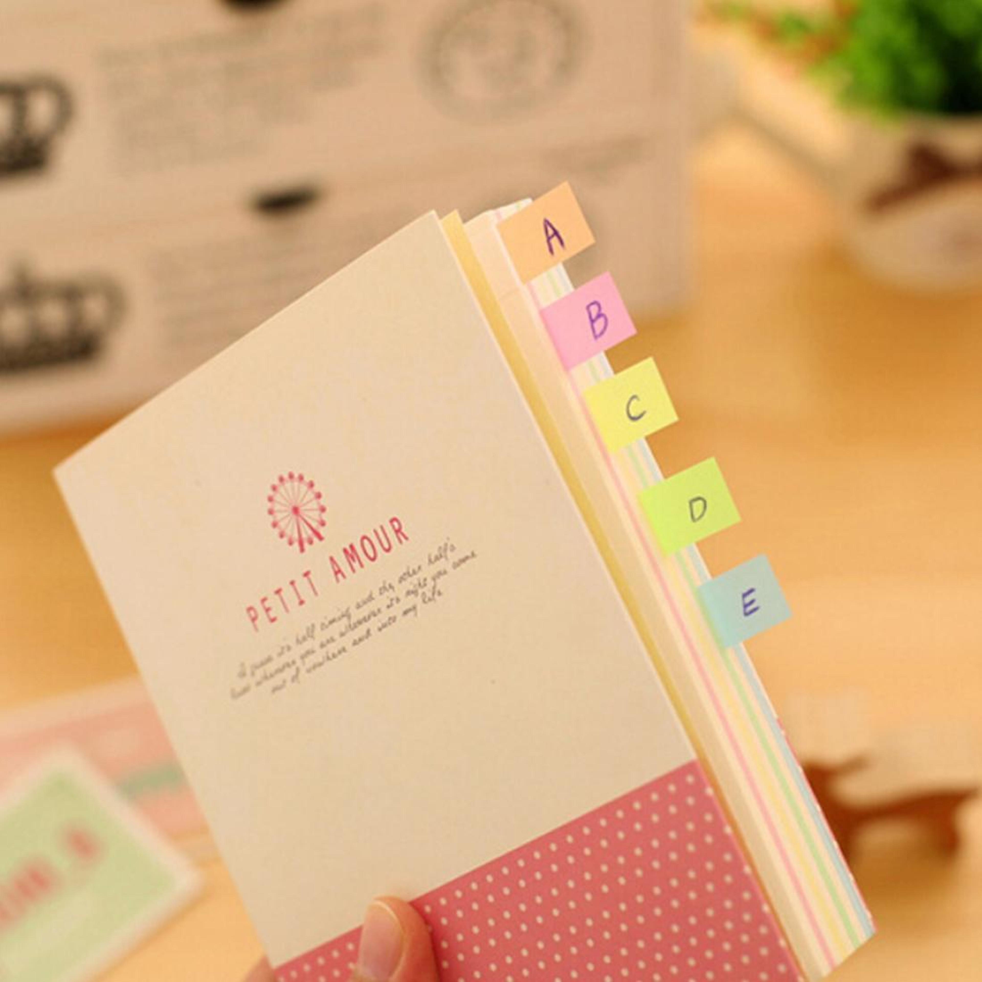 ColorBright PET Bookmarks Sticky Index Tabs Set For Books Notes  File Organization 3