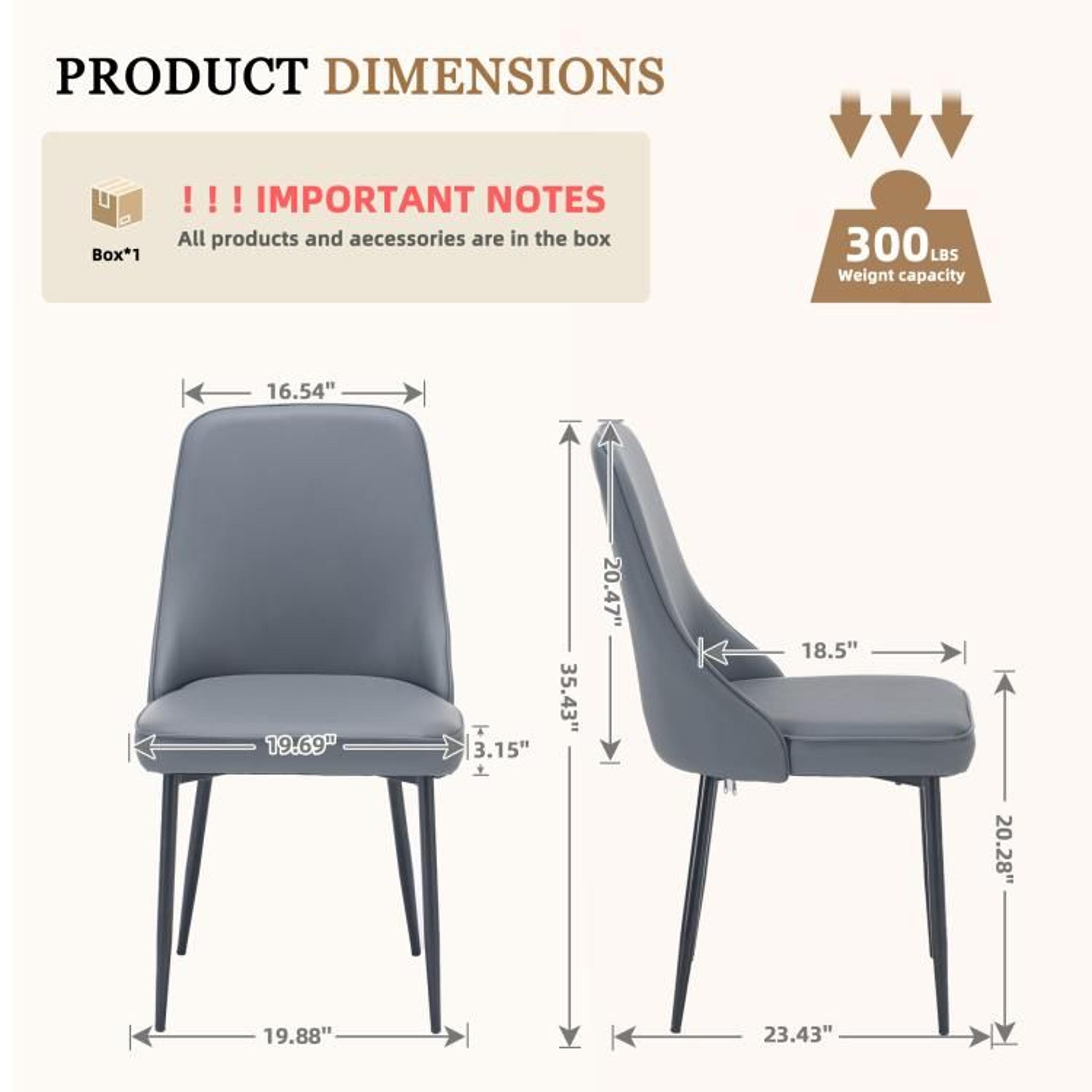 Modern Brown Faux Leather Dining Chair With Curved Back And Metal Legs 3