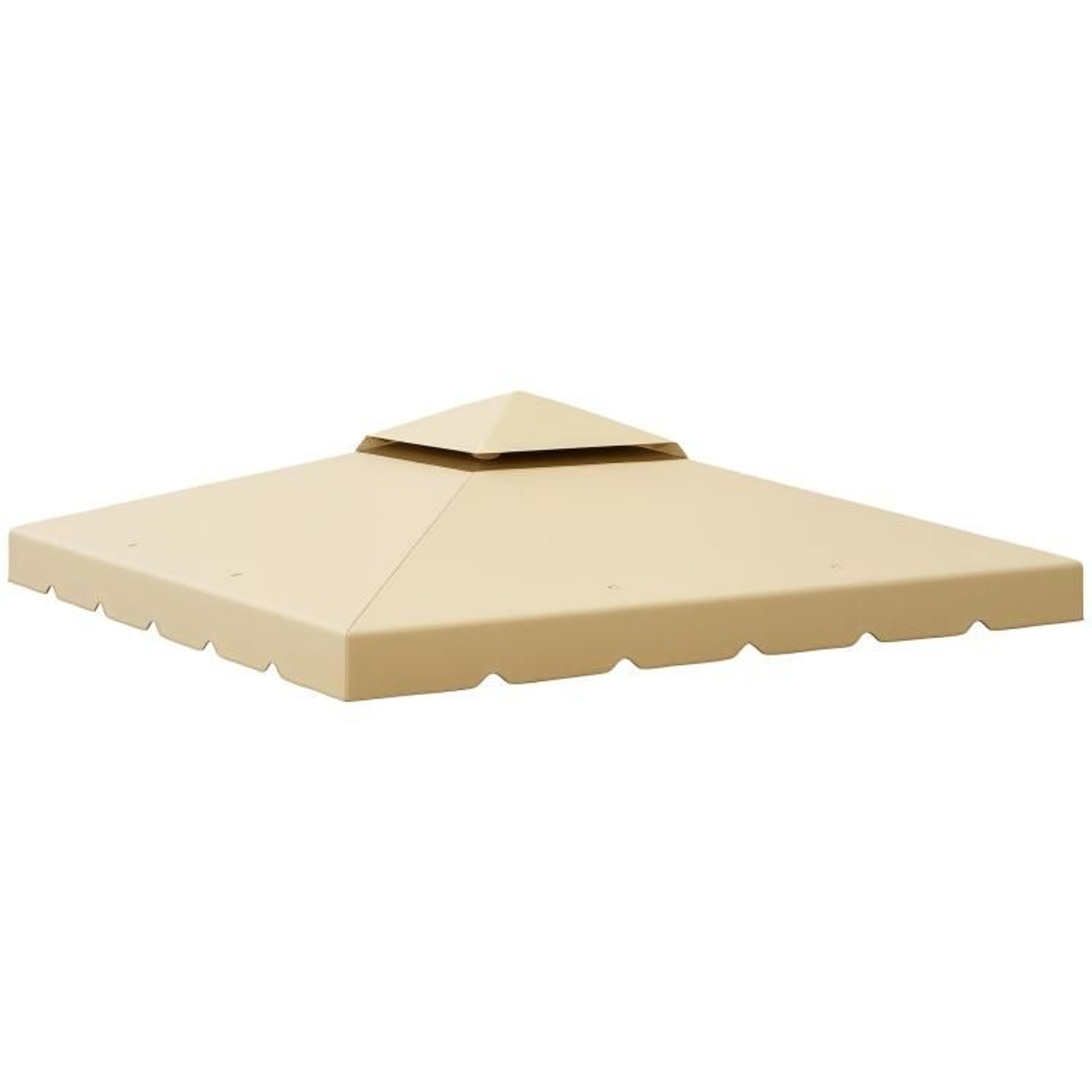 10 x 10 ft gazebo replacement canopy top for 84c-051 and 84c-269 series beige